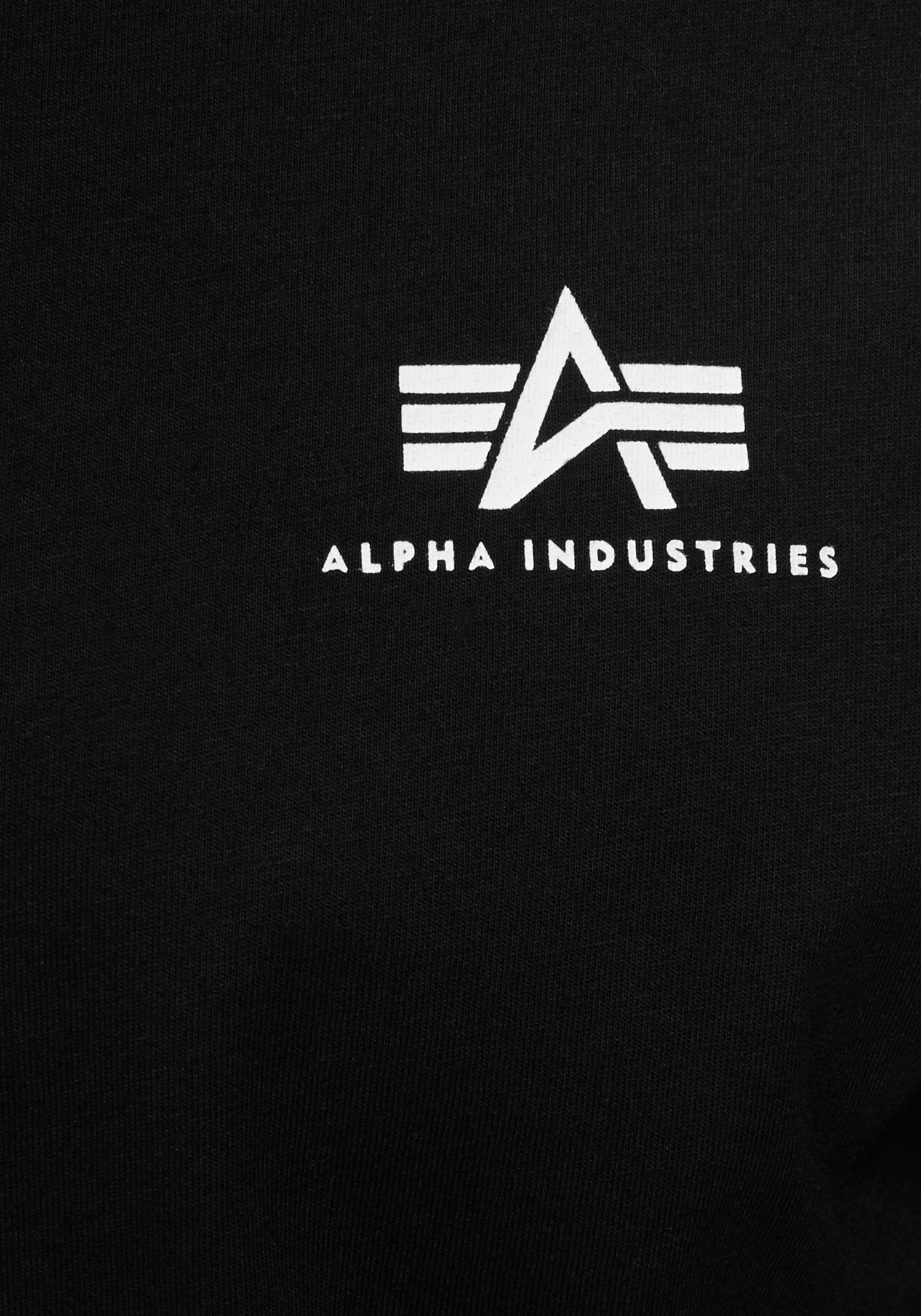 Alpha Industries Shirt met ronde hals BASIC T SMALL LOGO