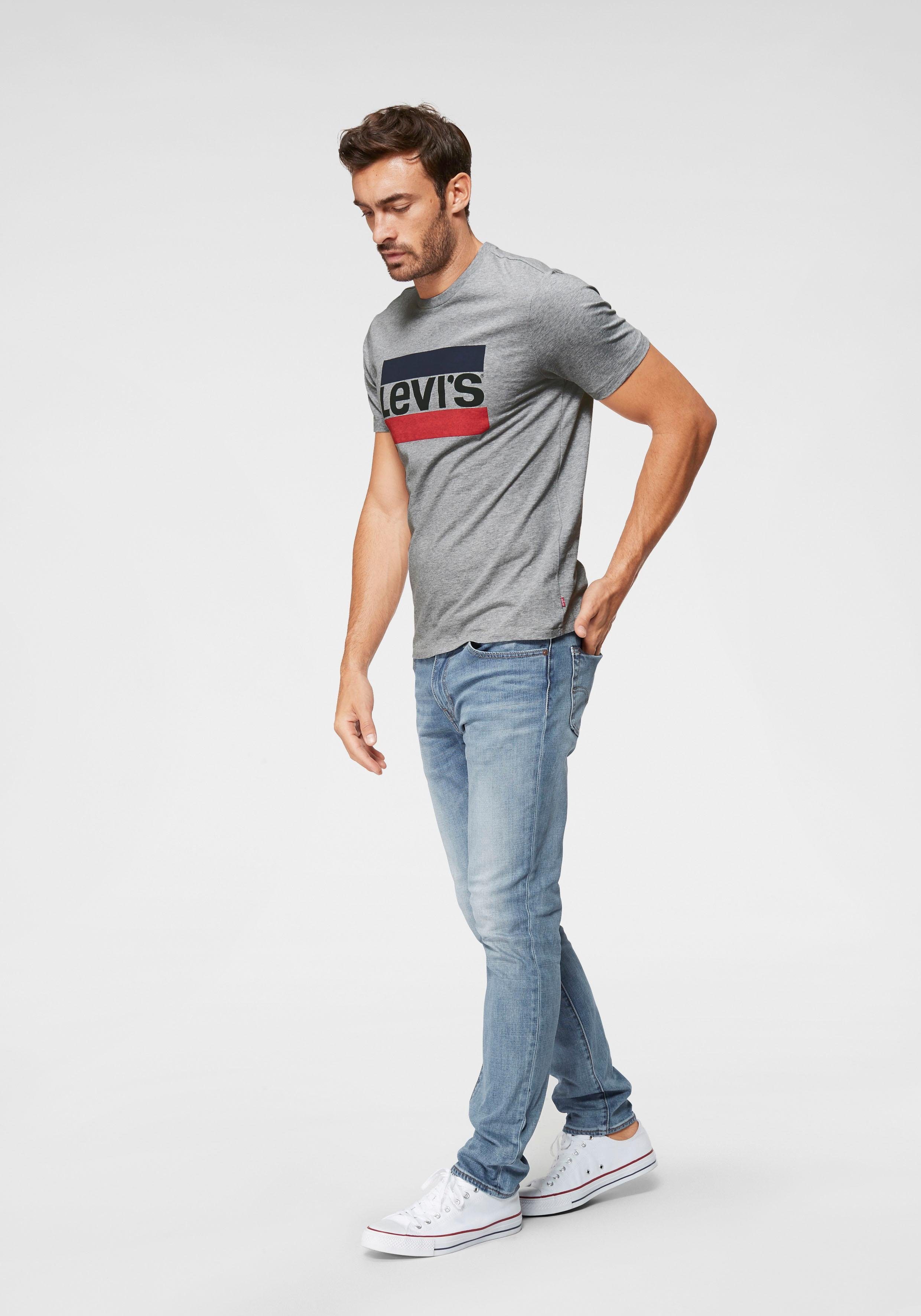Levi's® T-shirt met grote logoprint