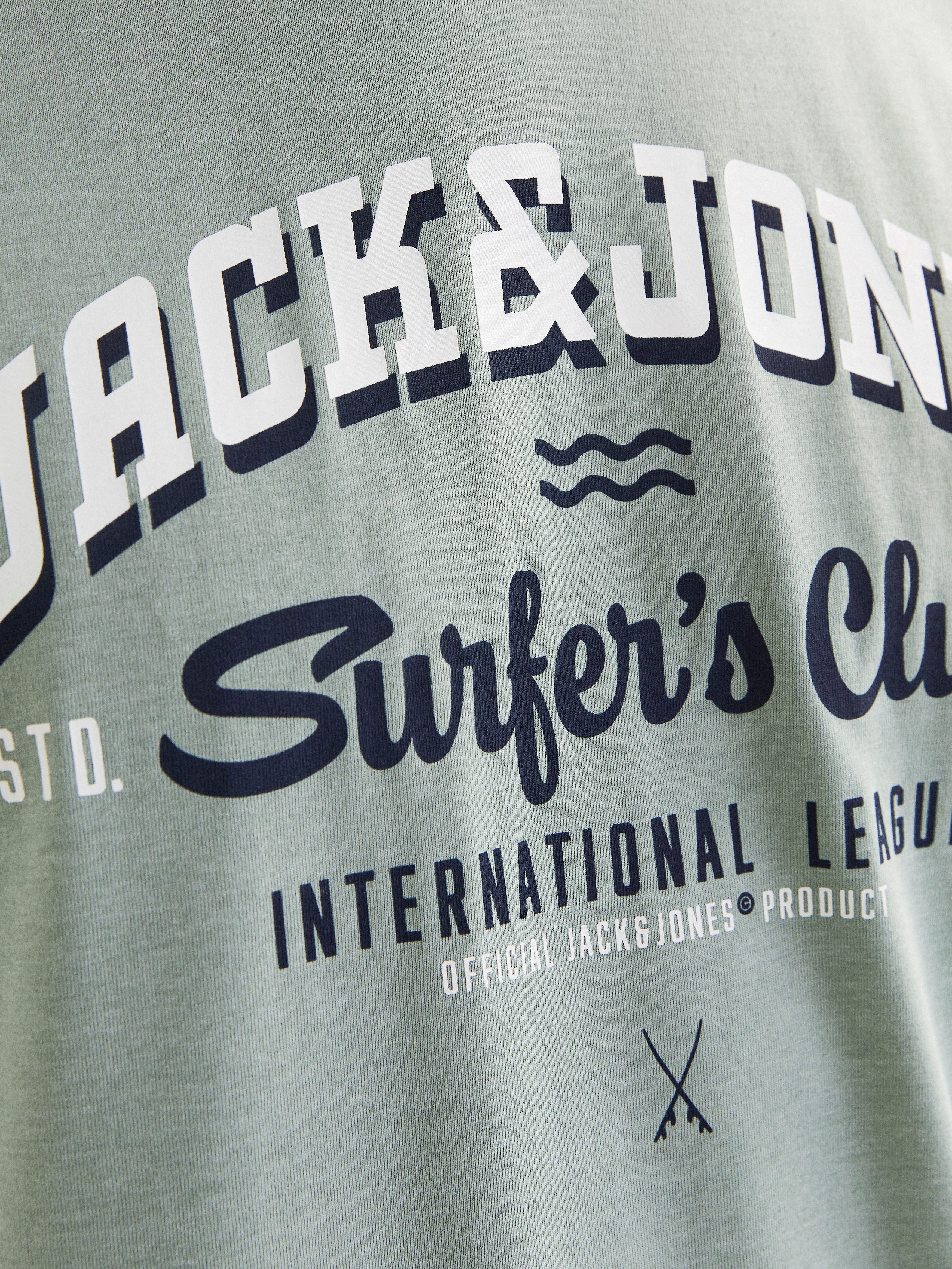 Jack & Jones Shirt met ronde hals JJELOGO TEE SS O-NECK 2 COL SS25 SN