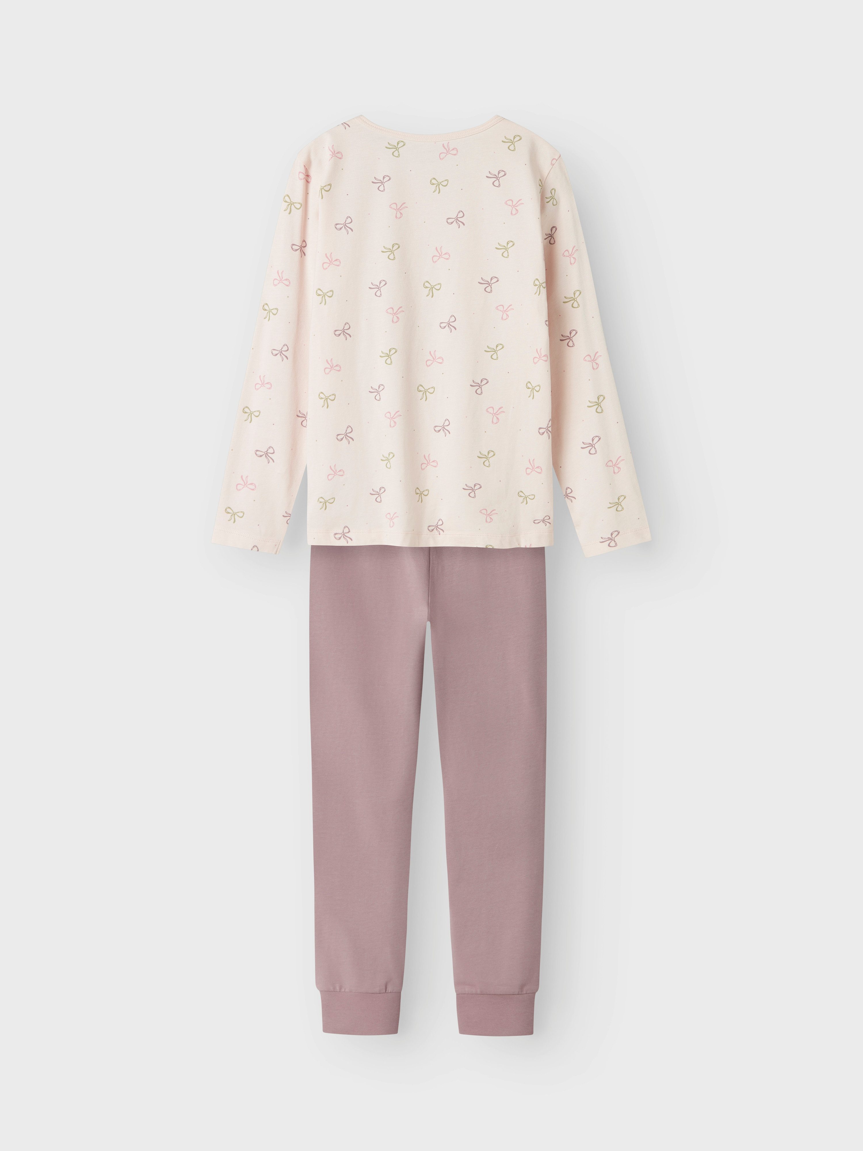 Name It Pyjama NKFNIGHTSET BARELY PINK BOW NOOS