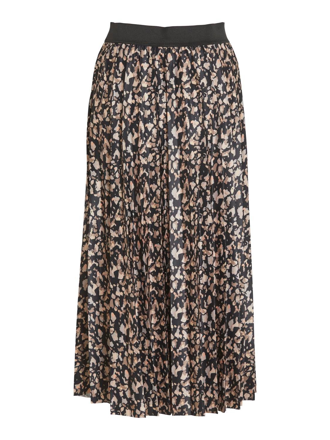 Vila Plissérok VINITBAN PRINT SKIRT - NOOS