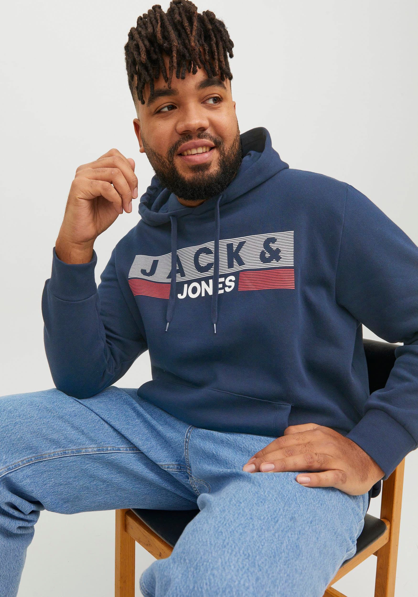 Jack & Jones PlusSize Hoodie JJECORP LOGO SWEAT HOOD NOOS PLS