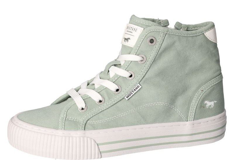 Mustang Shoes Hoge veterschoenen High-Top-Sneaker, Vrijetijdsschoen,