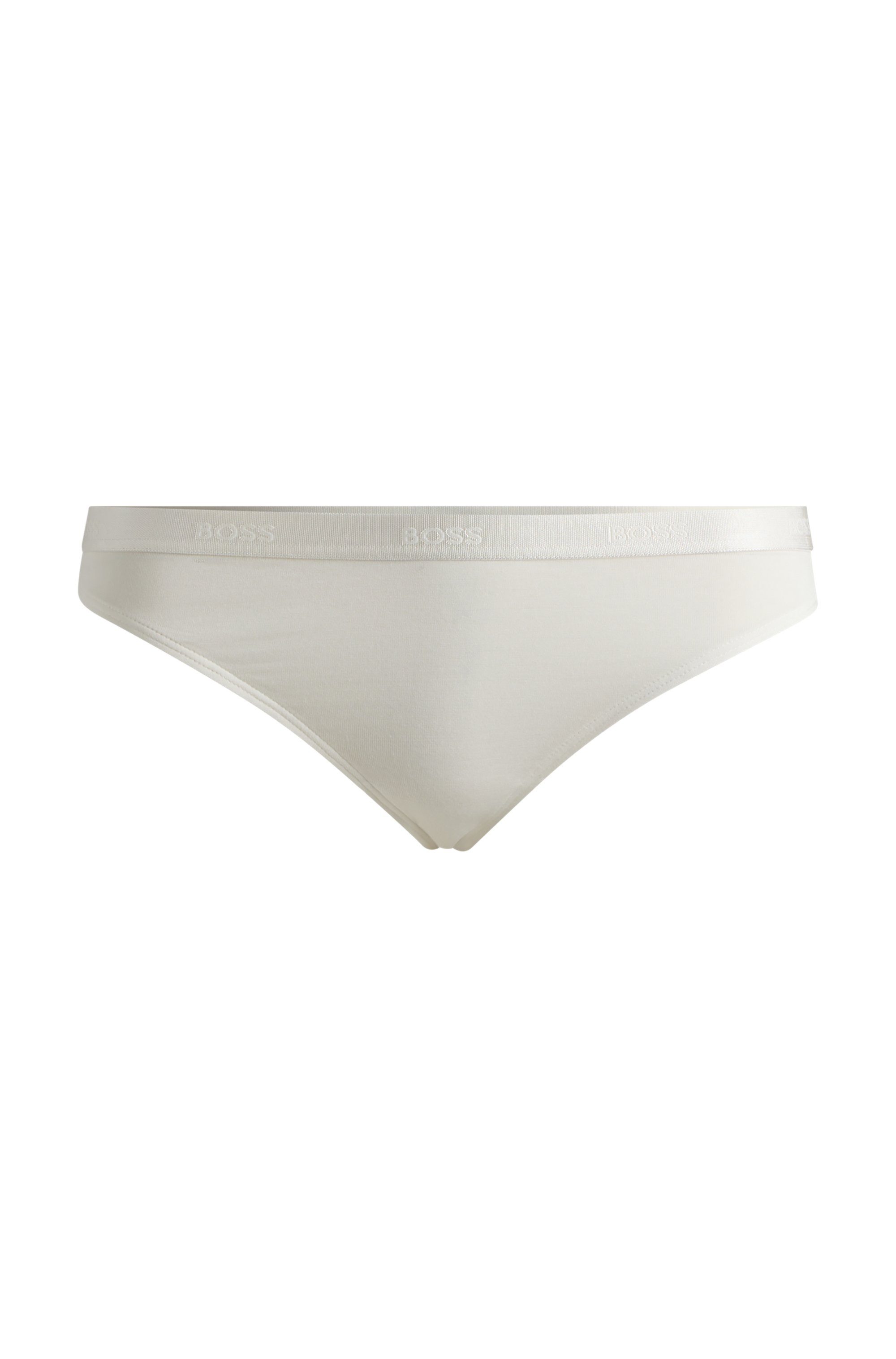 BOSS String THONG CI met boss logotekst op de tailleband