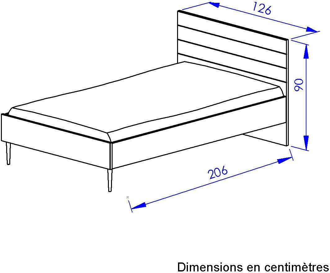 Gami Kinderledikant Bed 120 of 140 of 160 / 200 (1-delig)