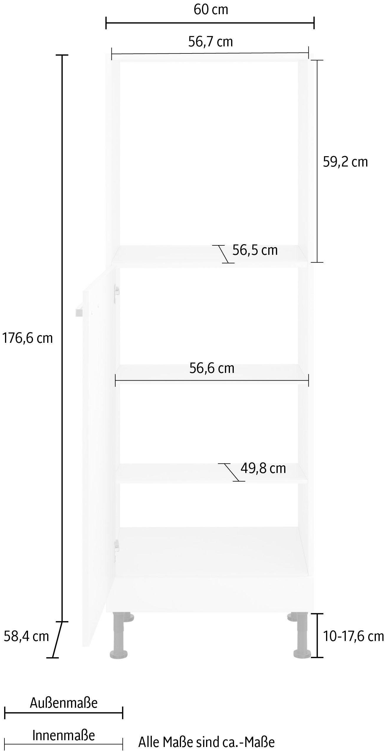 OPTIFIT Ovenombouwkast Parma Breedte 60 cm