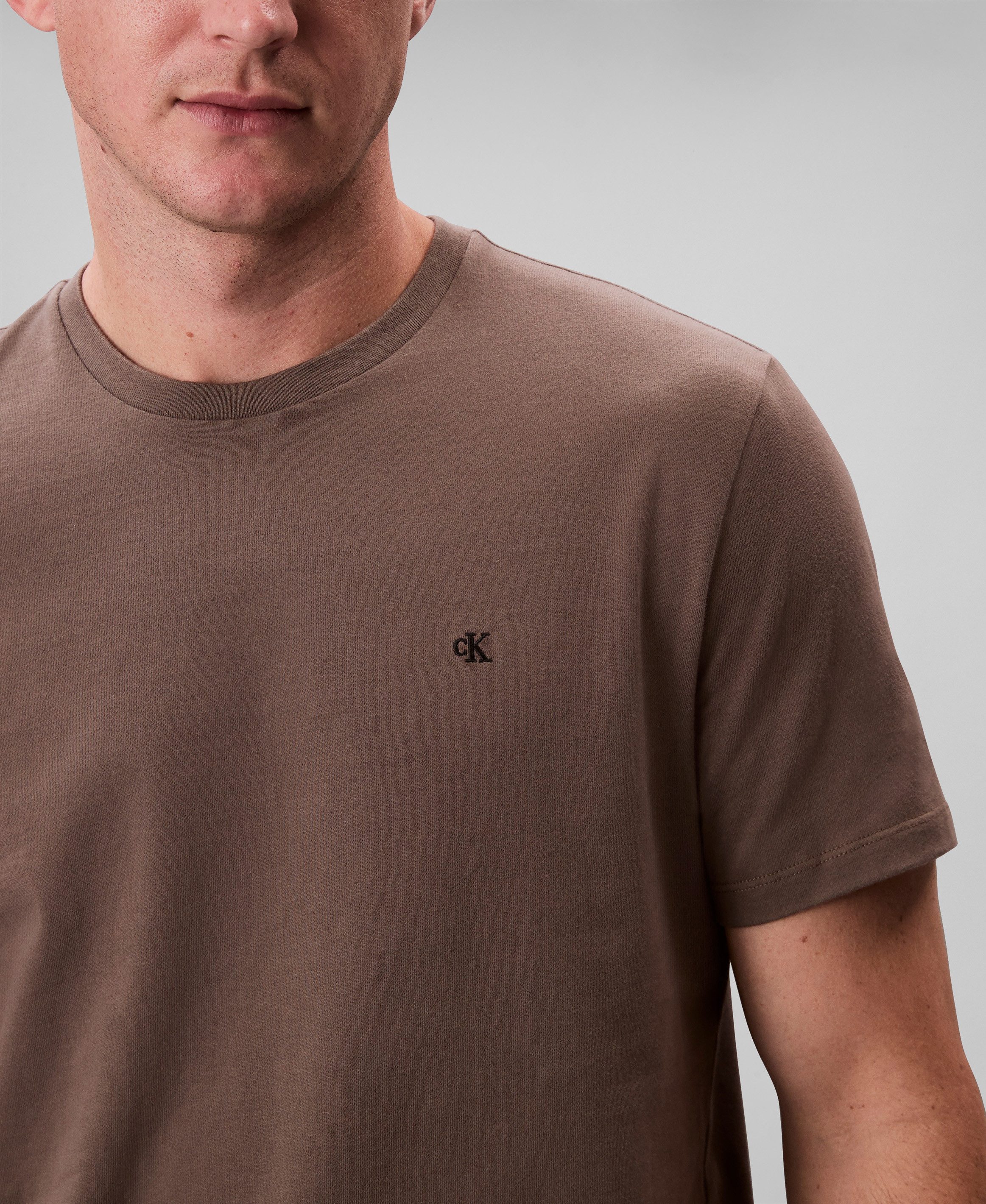 Calvin Klein T-shirt SS SMOOTH CTTN SOLID CREWNK TEE
