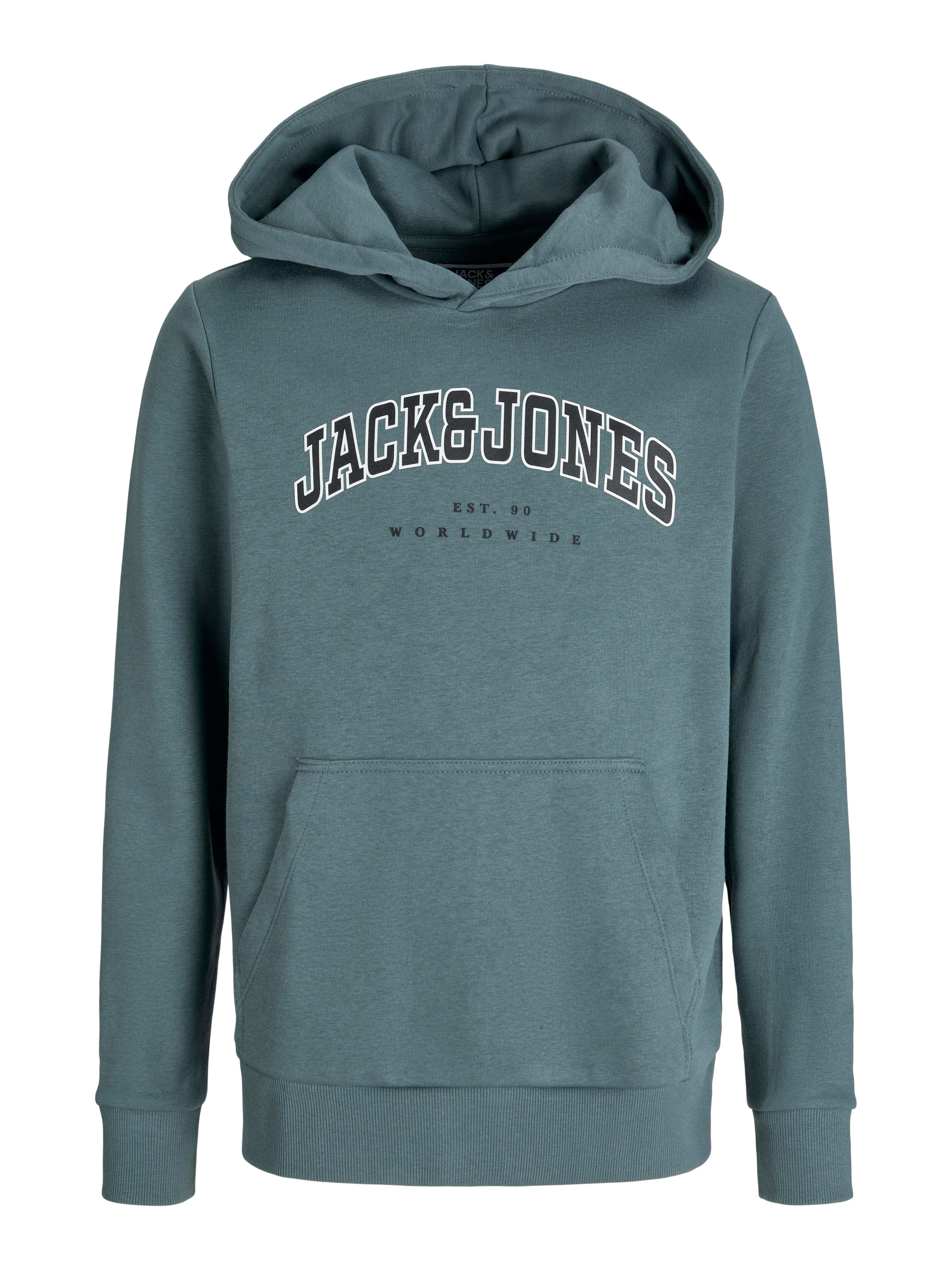 Jack & Jones Junior Hoodie JJECALEB VARSITY SWEAT HOOD NOOS JNR