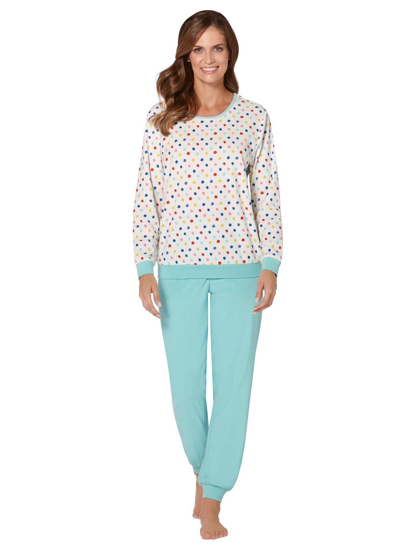 wäschepur Pyjama dames pyjama's maat 44/46 blauw