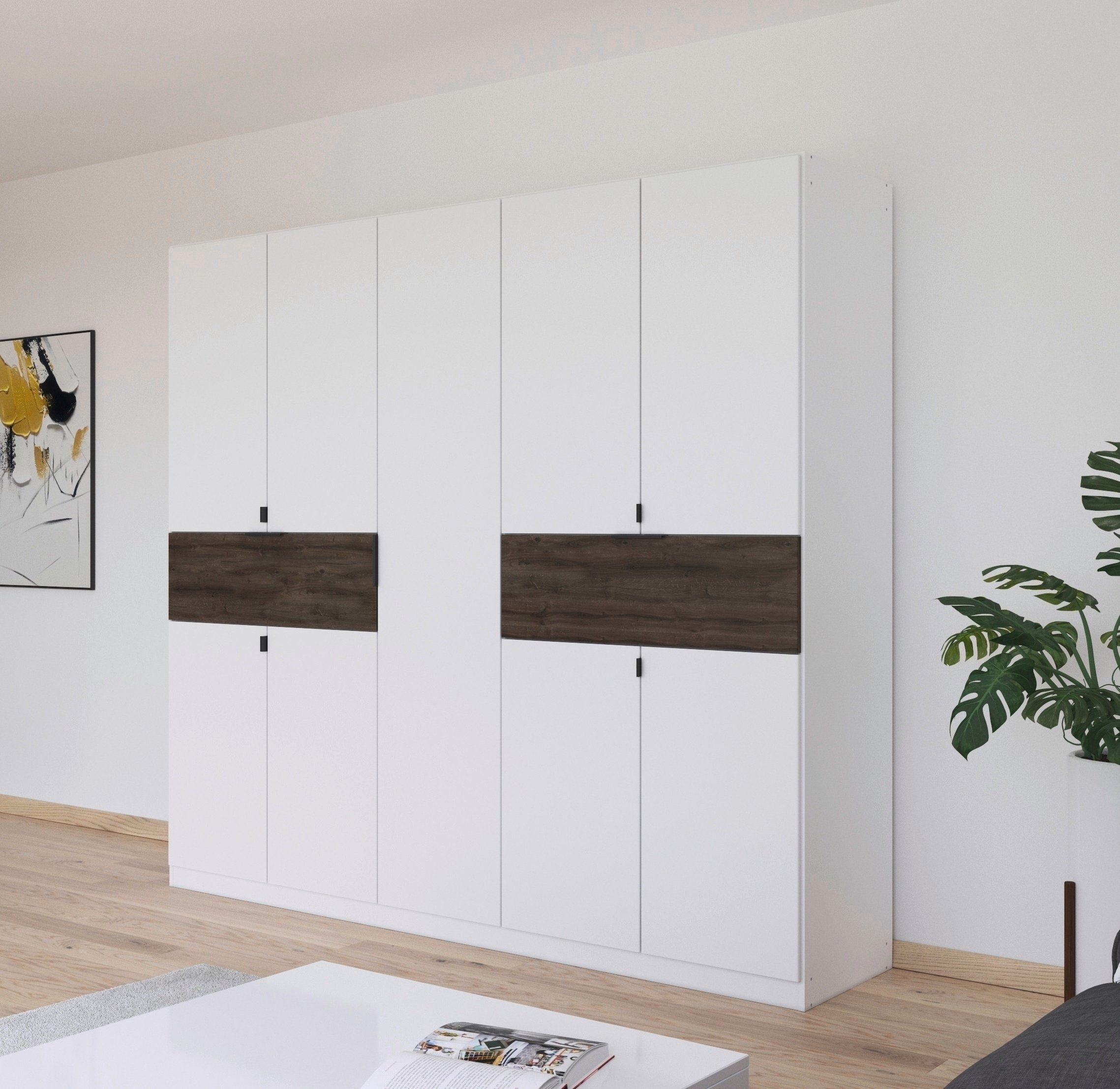 rauch Draaideurkast Kledingkast kast garderobe waskast TICAO met 2 ruime lades, veel opbergruimte made in germany