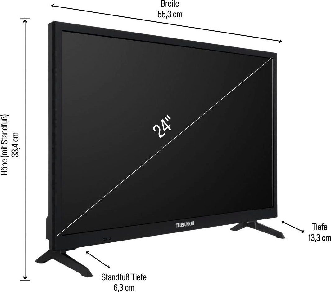 Telefunken Led-TV L24H550M4I, 60 cm / 24", HD ready