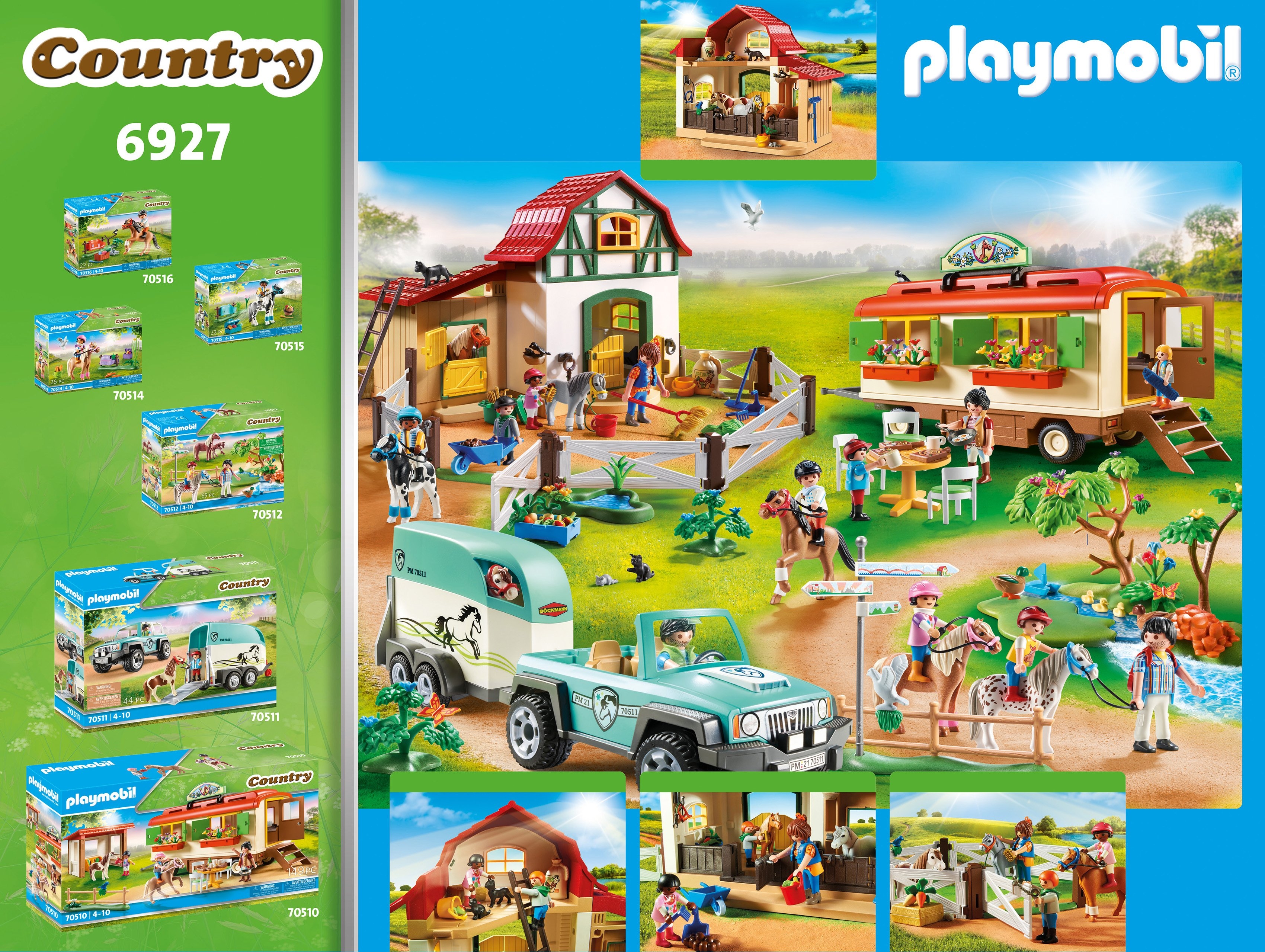 fusie kleurstof kruipen Playmobil® Constructie-speelset Ponyboerderij (6927), country Made in  Germany (194 stuks) online bij | OTTO