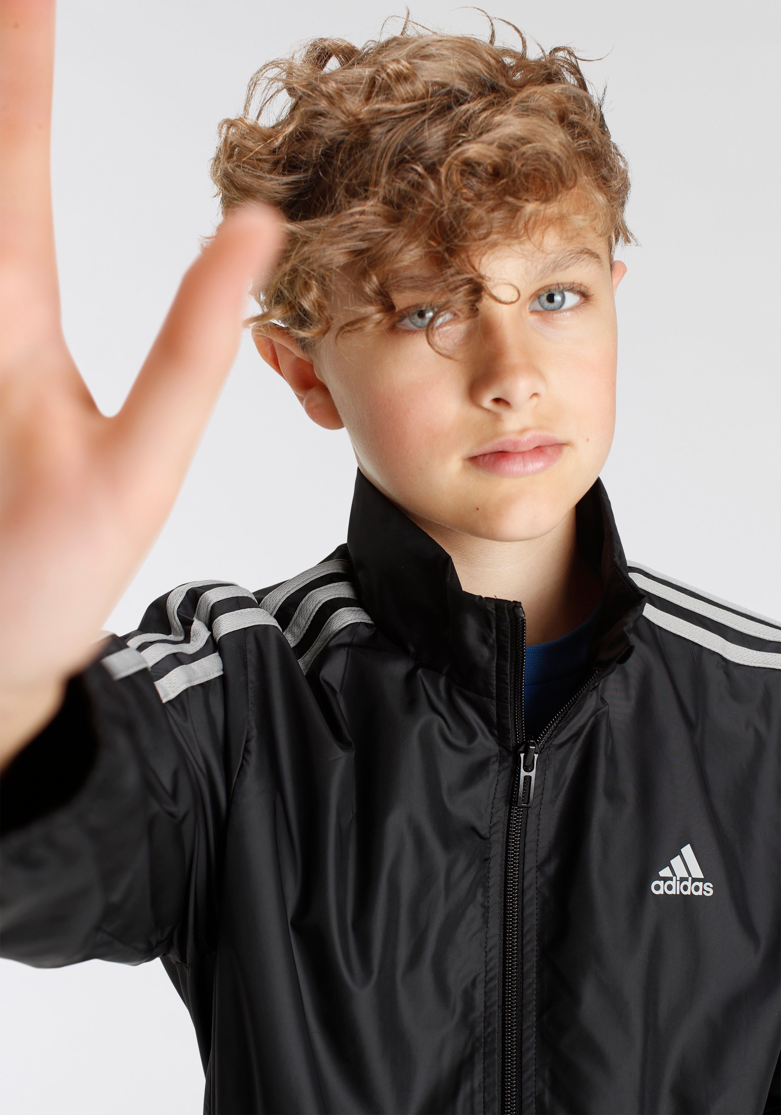 adidas Sportswear Trainingspak ESSENTIALS 3-STRIPES WOVEN (2-delig)