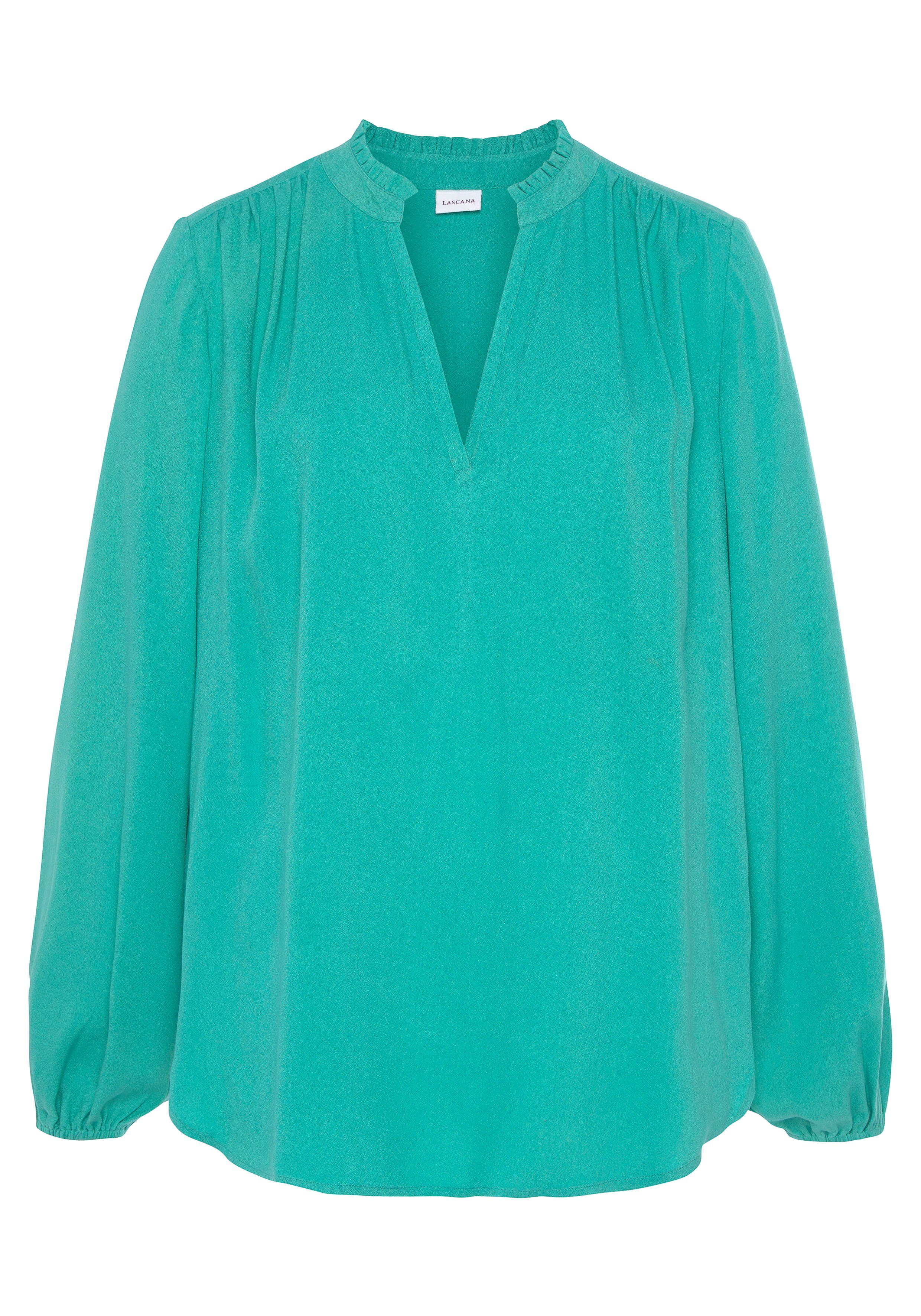 Lascana Blouse zonder sluiting met lange mouwen lichte damesblouse casual-chic feestelijk