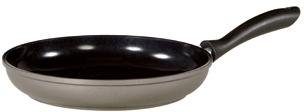 Krüger Koekenpan Aluguss pan plat Potsdam voor inductiekookvelden geschikt (1-delig) koekenpannen maat Ø 28 cm x 6 cm grijs