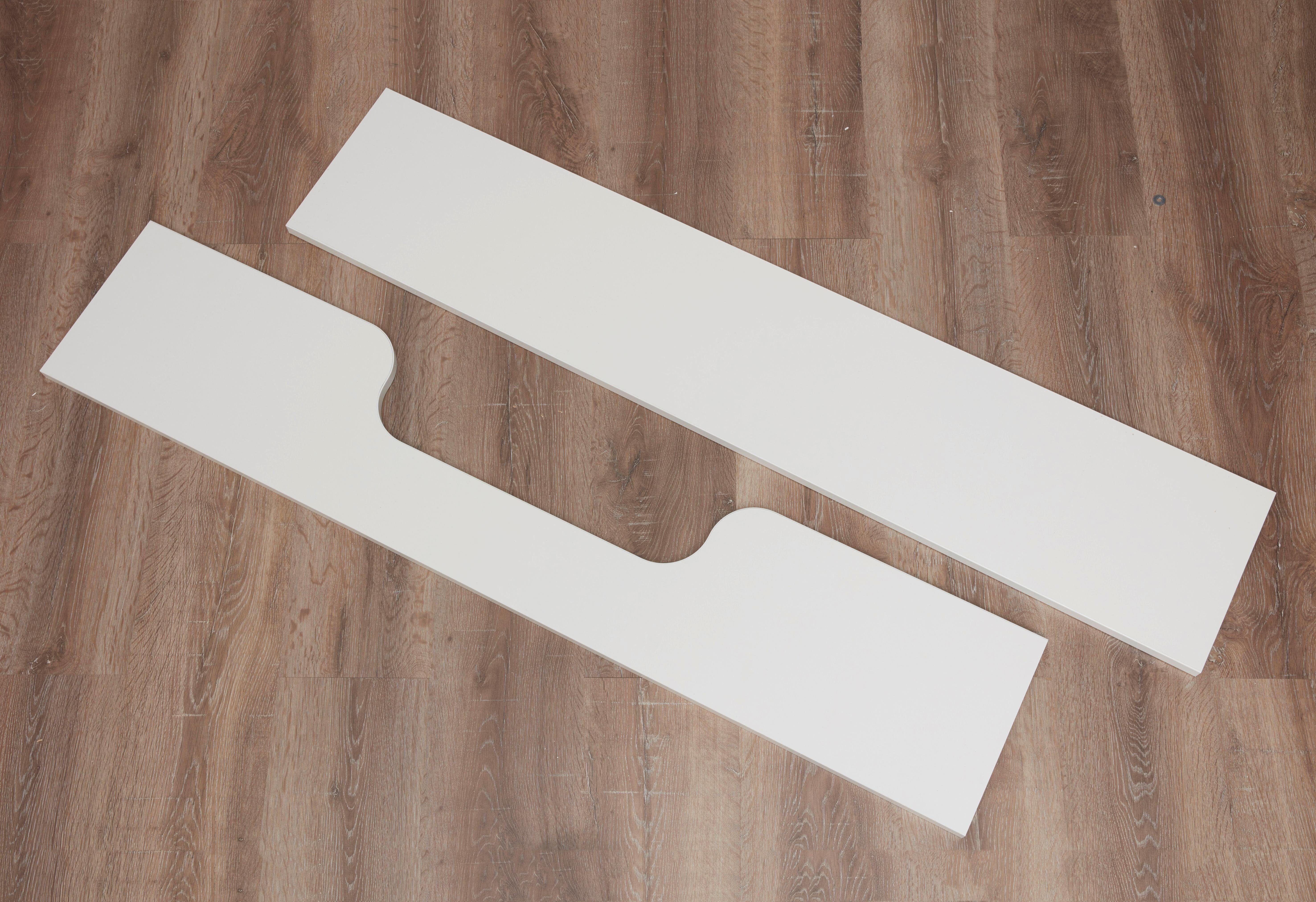 trendteam Ombouwzijkanten Wilson voor de uitbreiding tot kinderbed (2 stuks) eenpersoonsbedden maat B/H/T: 140/27/2,2 cm wit