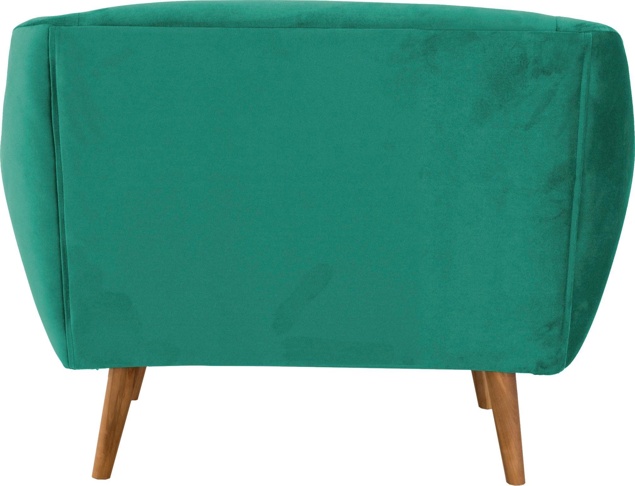 andas Fauteuil Hol met capitonnage achter in scandinavische stijl
