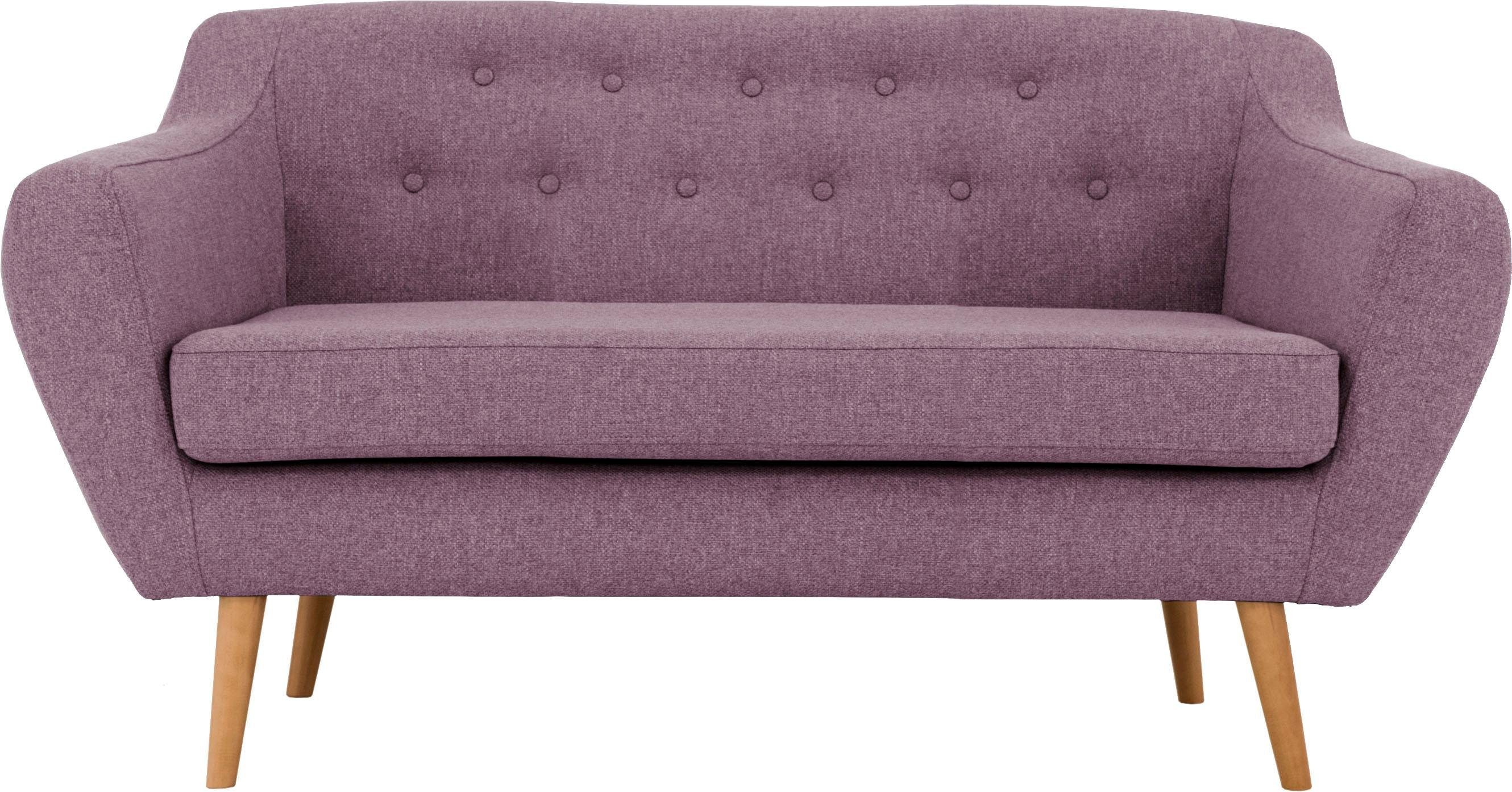 andas 2-zitsbank Hol met capitonnage achter in scandinavische stijl