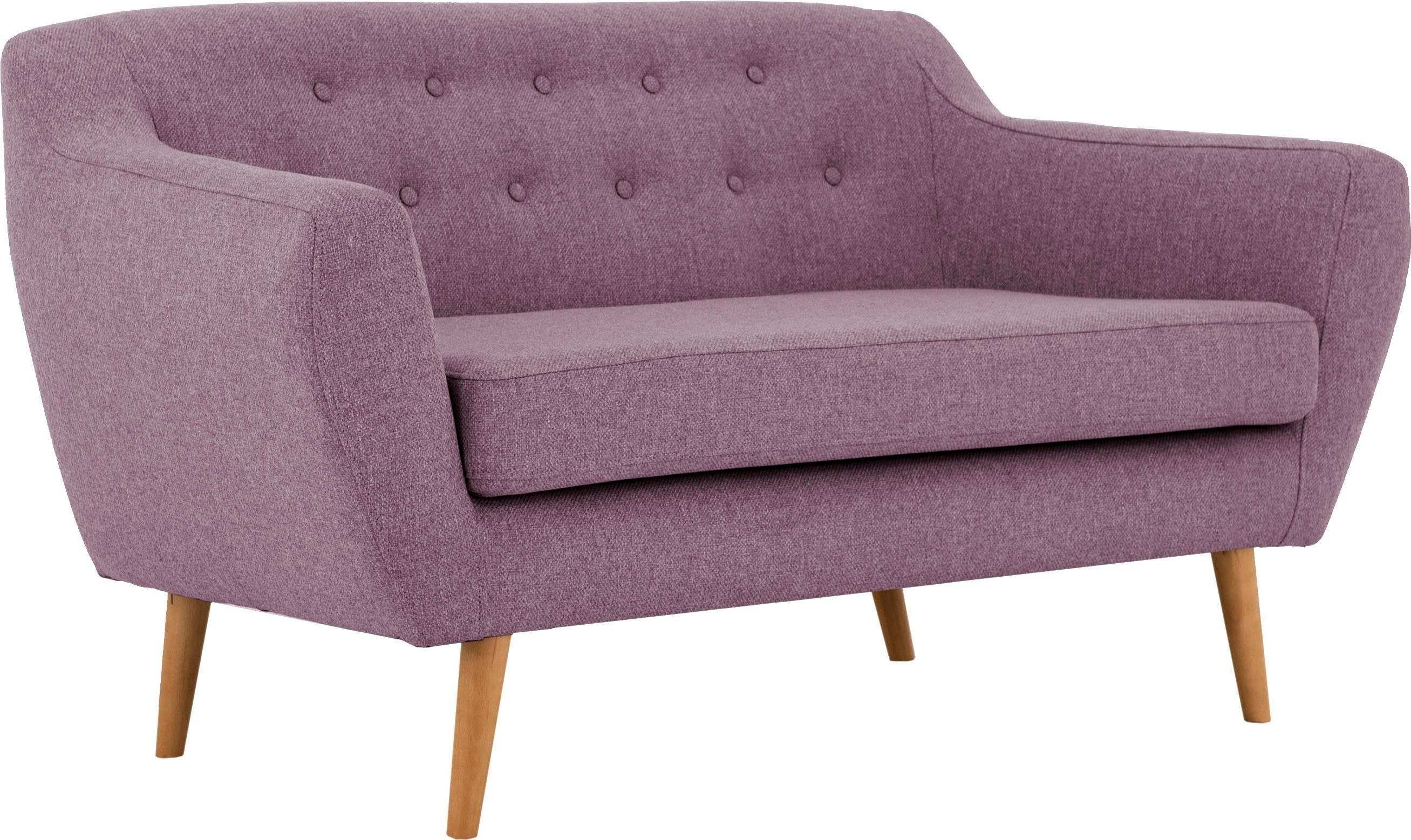 andas 2-zitsbank Hol met capitonnage achter in scandinavische stijl