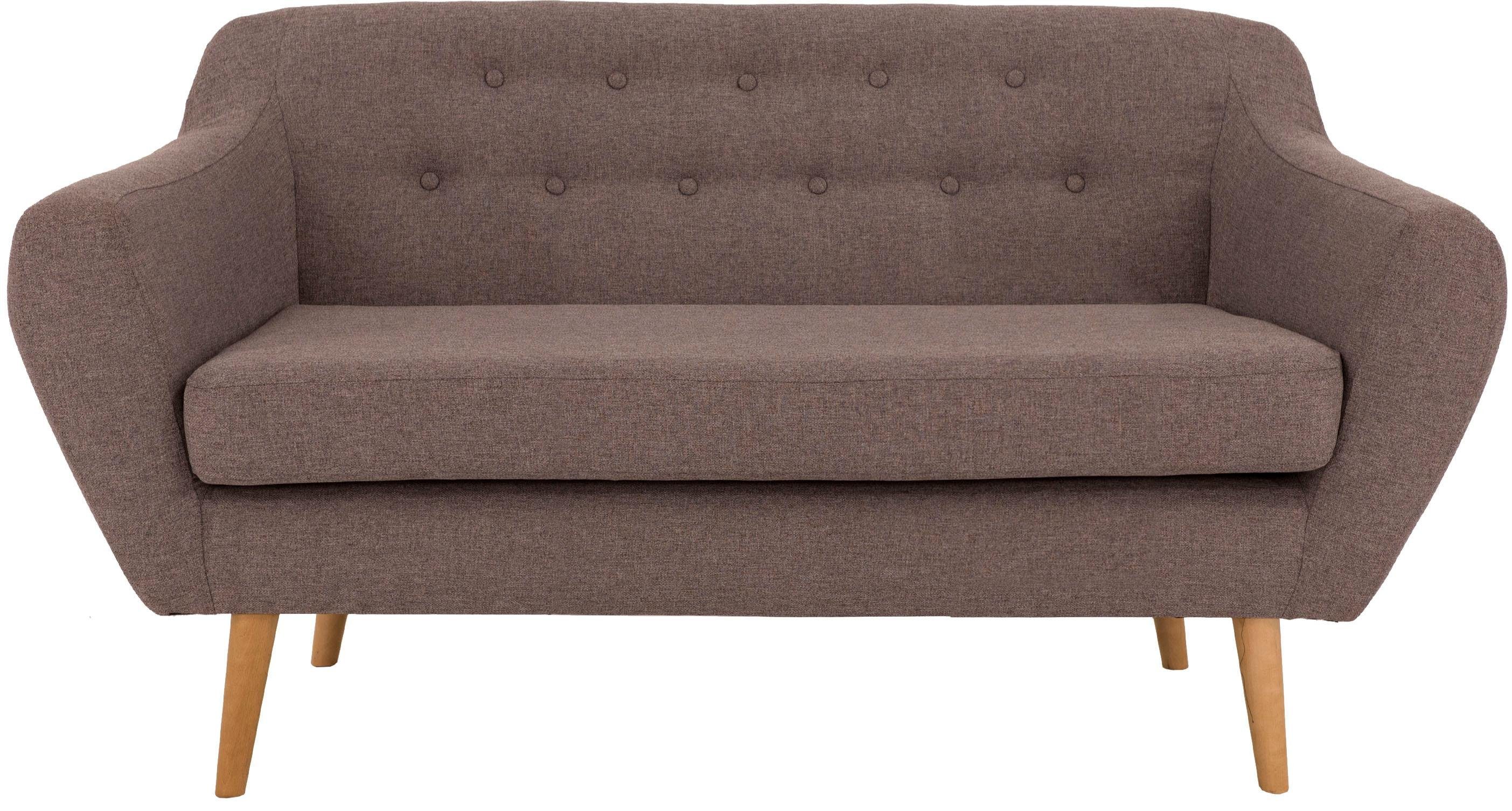 andas 2-zitsbank Hol met capitonnage achter in scandinavische stijl