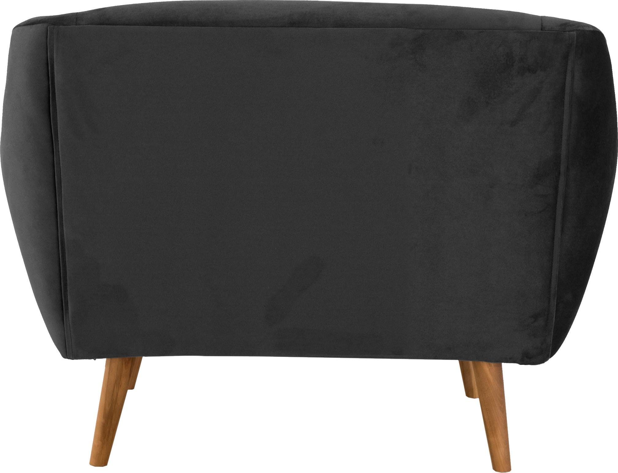 andas Fauteuil Hol met capitonnage achter in scandinavische stijl