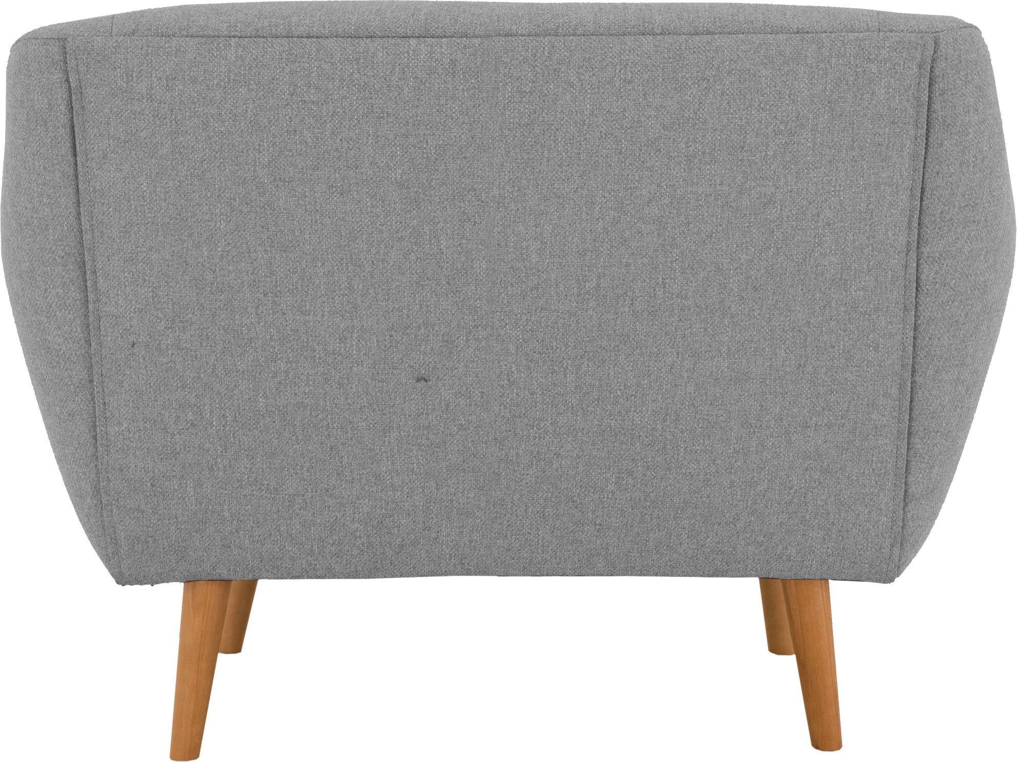andas Fauteuil Hol met capitonnage achter in scandinavische stijl