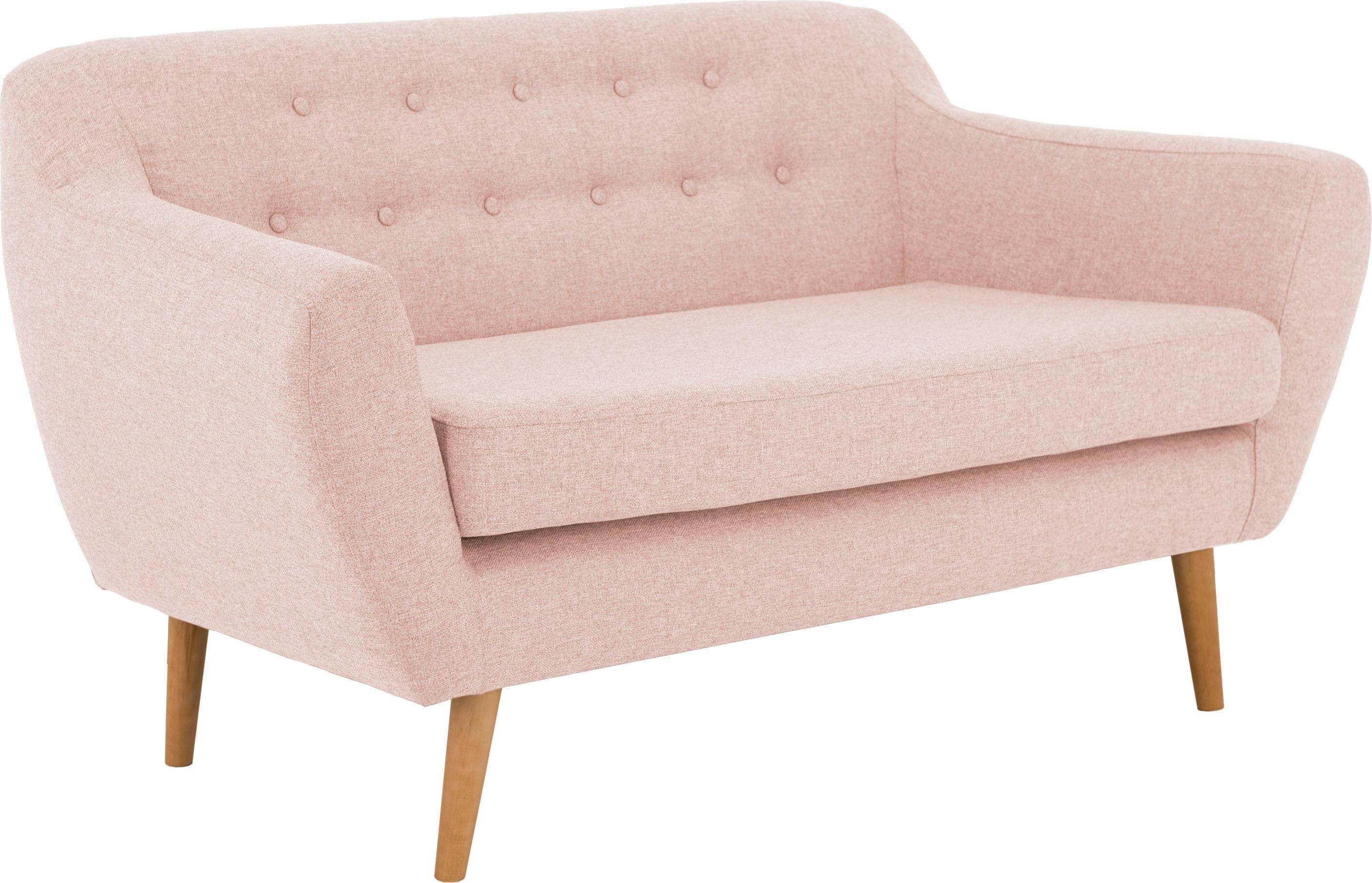 andas 2-zitsbank Hol met capitonnage achter in scandinavische stijl