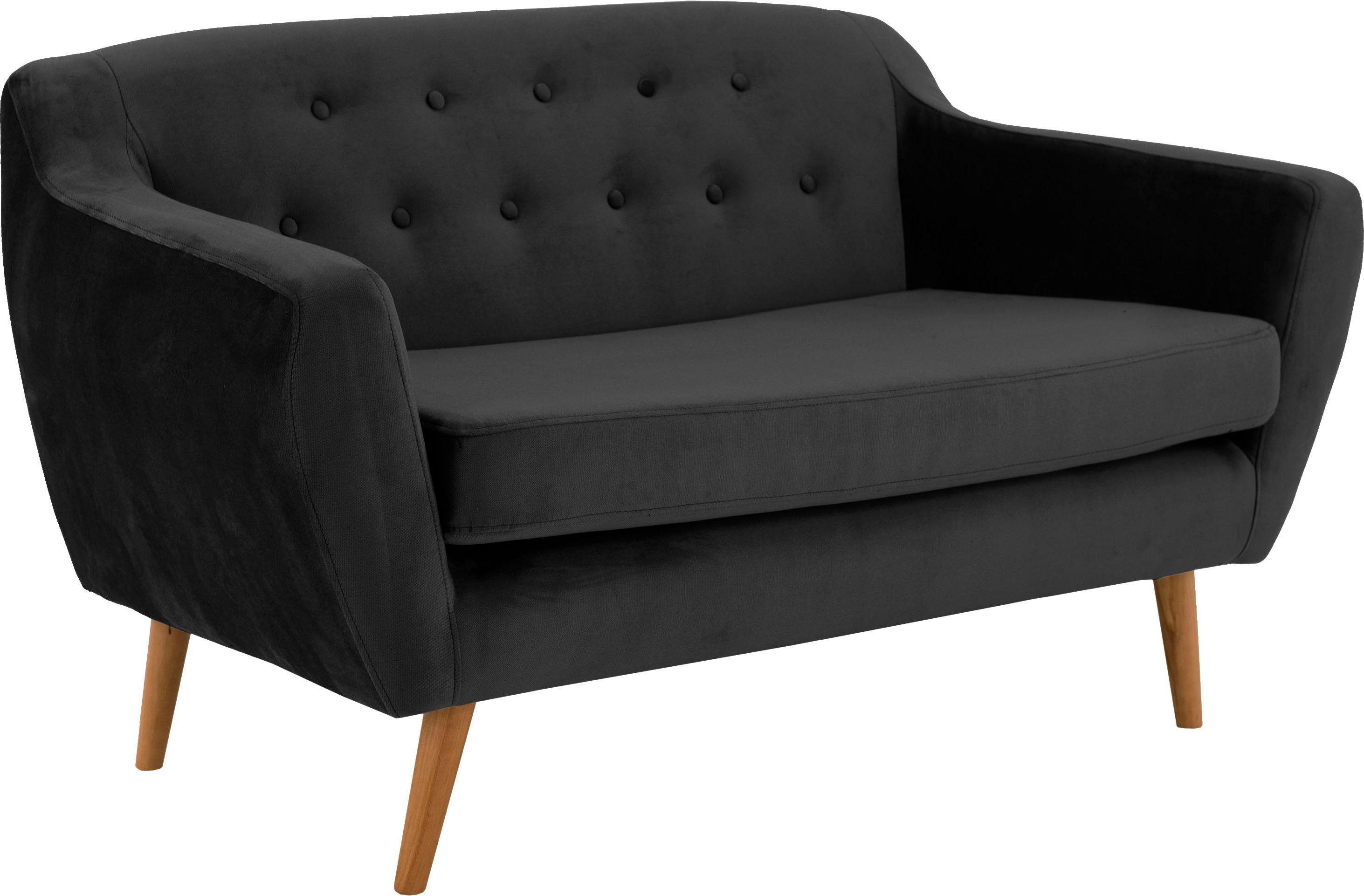andas 2-zitsbank Hol met capitonnage achter in scandinavische stijl