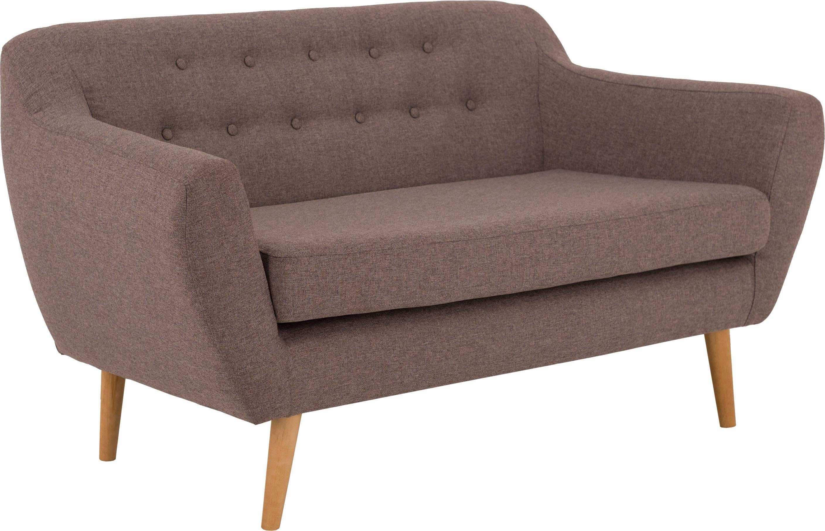 andas 2-zitsbank Hol met capitonnage achter in scandinavische stijl