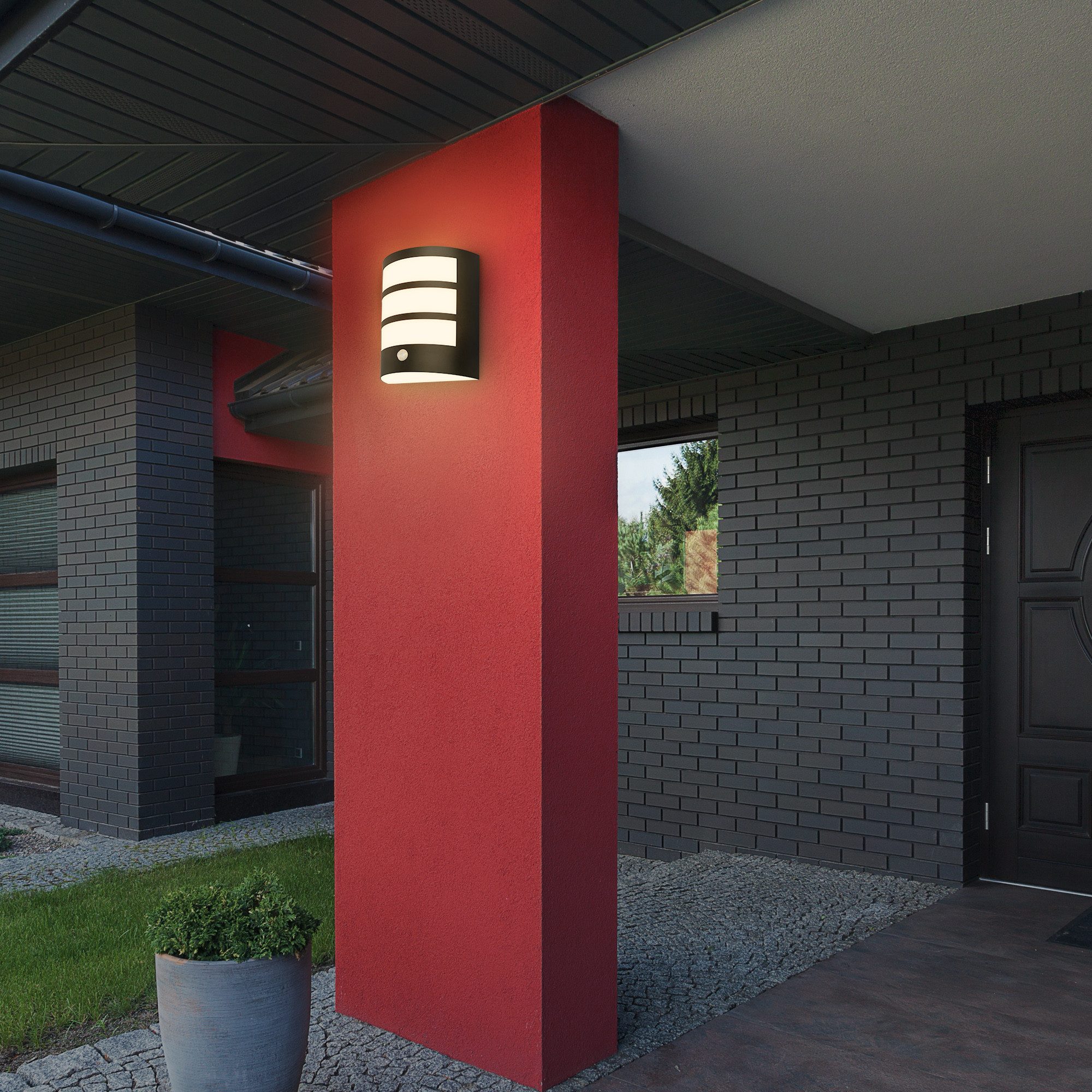 Briloner Leuchten Wandlamp voor buiten FORA Buitenlamp