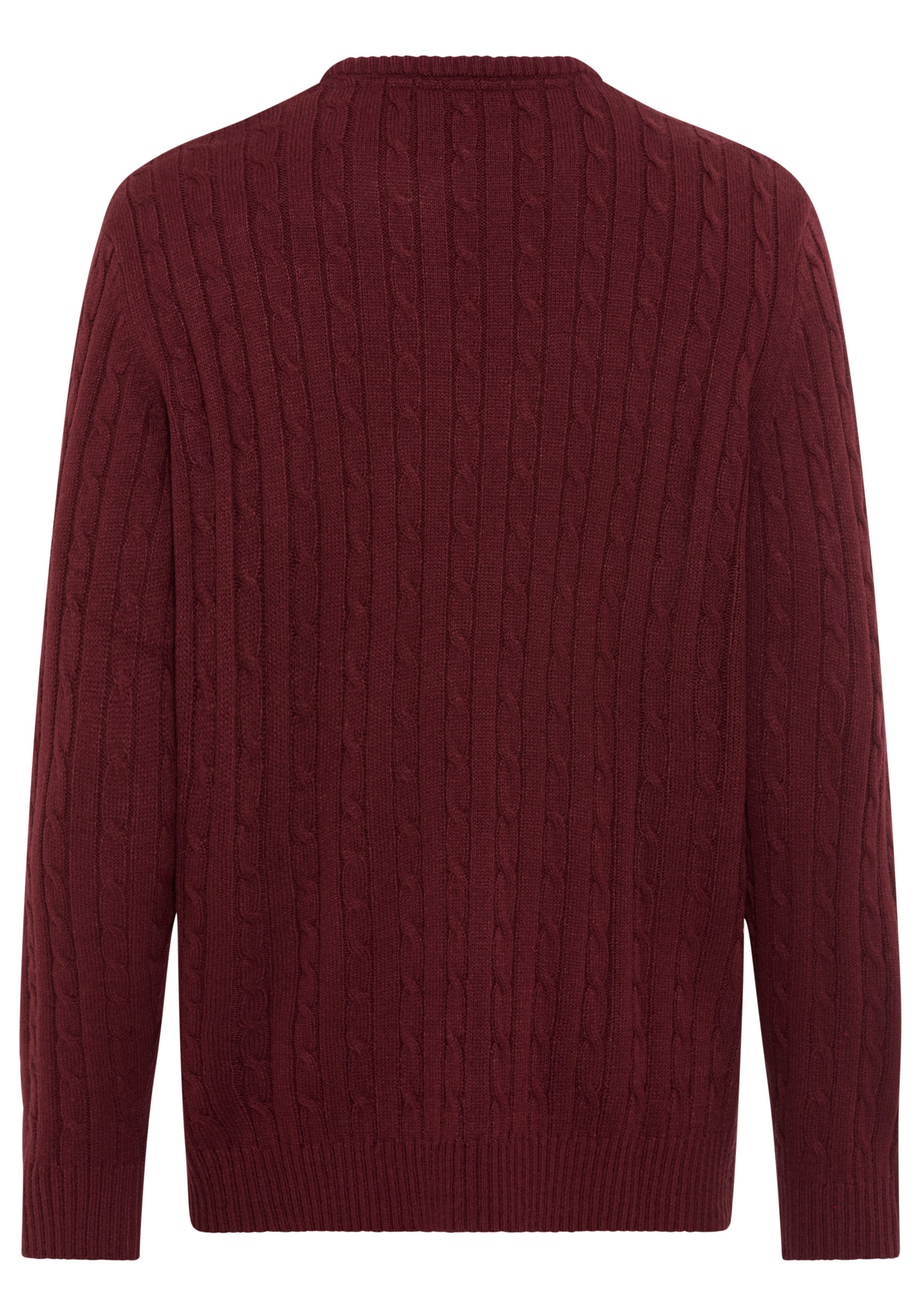 Man's World Trui met ronde hals Nieuwe collectie! Highlight all-over kabelpatroon!