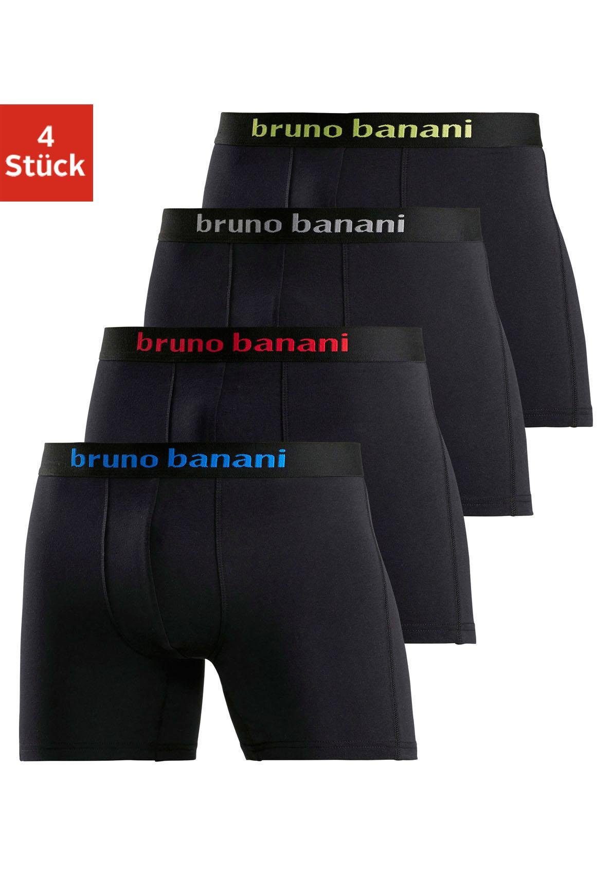 NU 15% KORTING: Bruno Banani boxershort lang (set van 4)