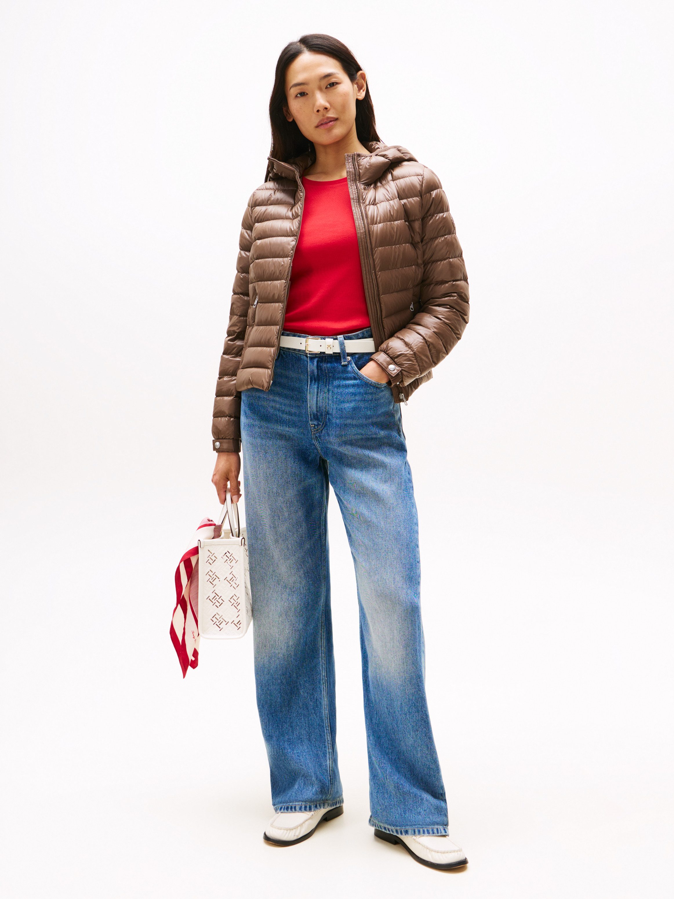 Tommy Hilfiger Gewatteerde jas UL DOWN REG HOODED JACKET