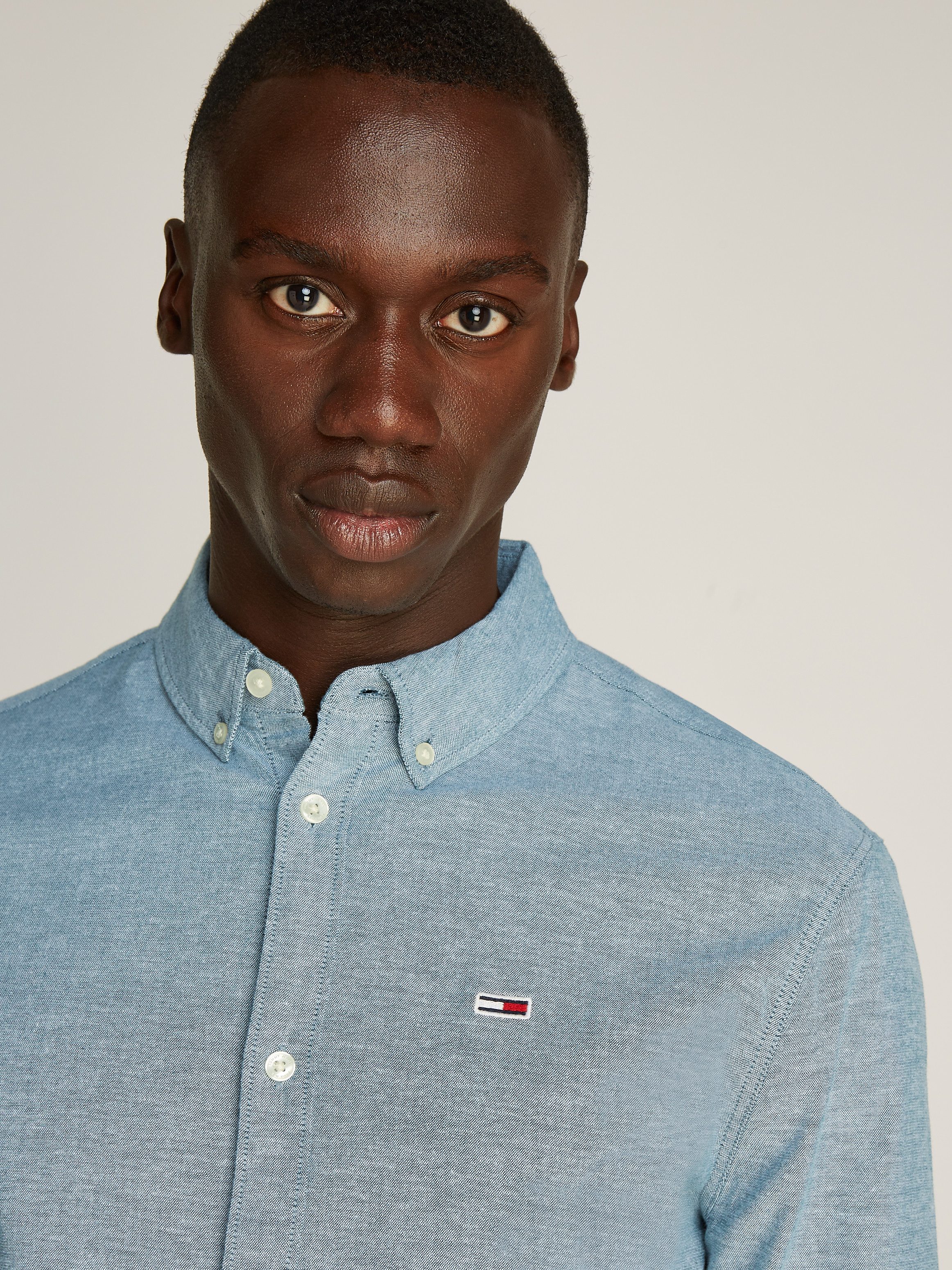 TOMMY JEANS Overhemd met lange mouwen TJM SLIM STRETCH OXFORD SHIRT