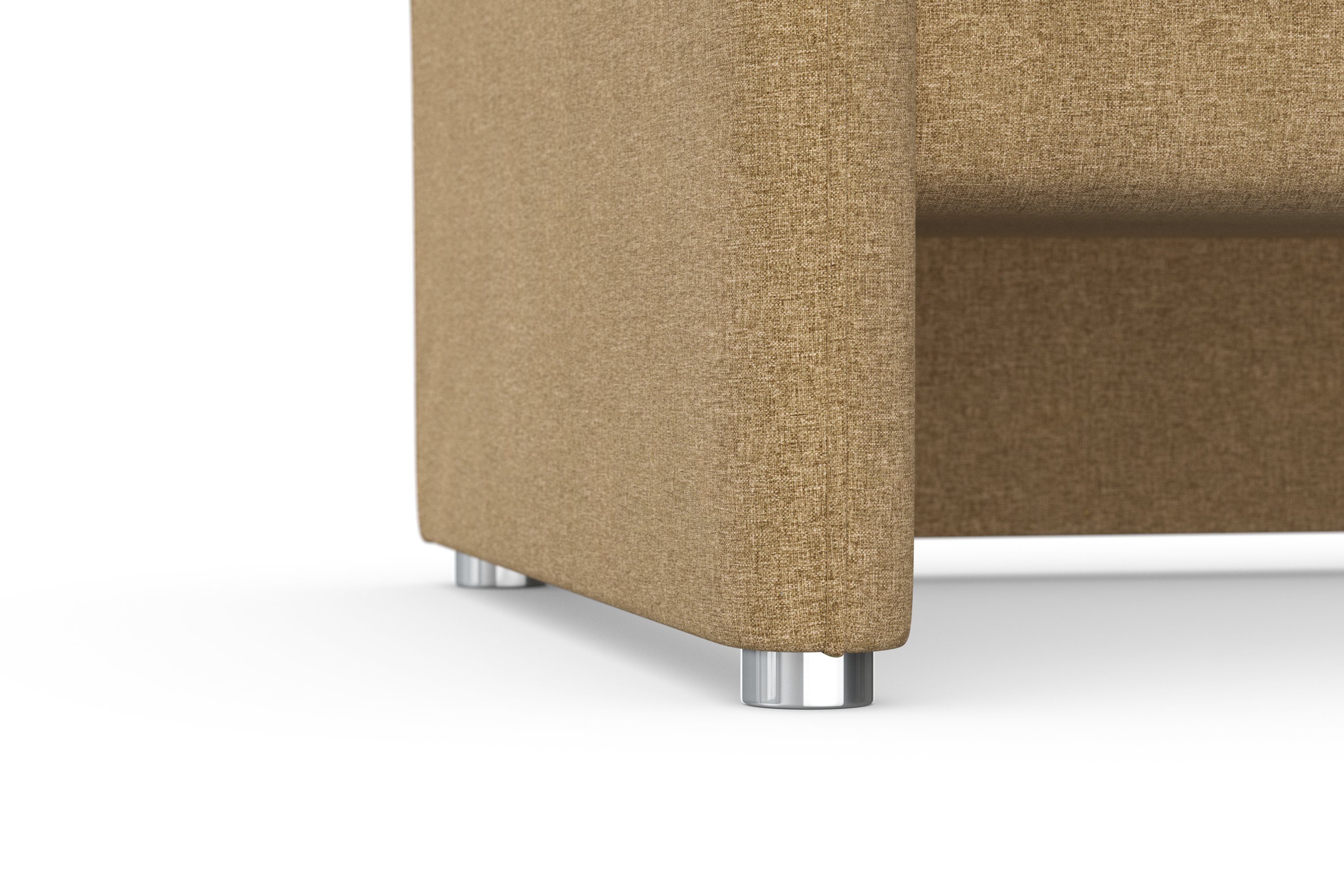 DOMO collection 3-zitsbank Pina tijdloos en elegant, smalle armleuningen, compacte afmetingen