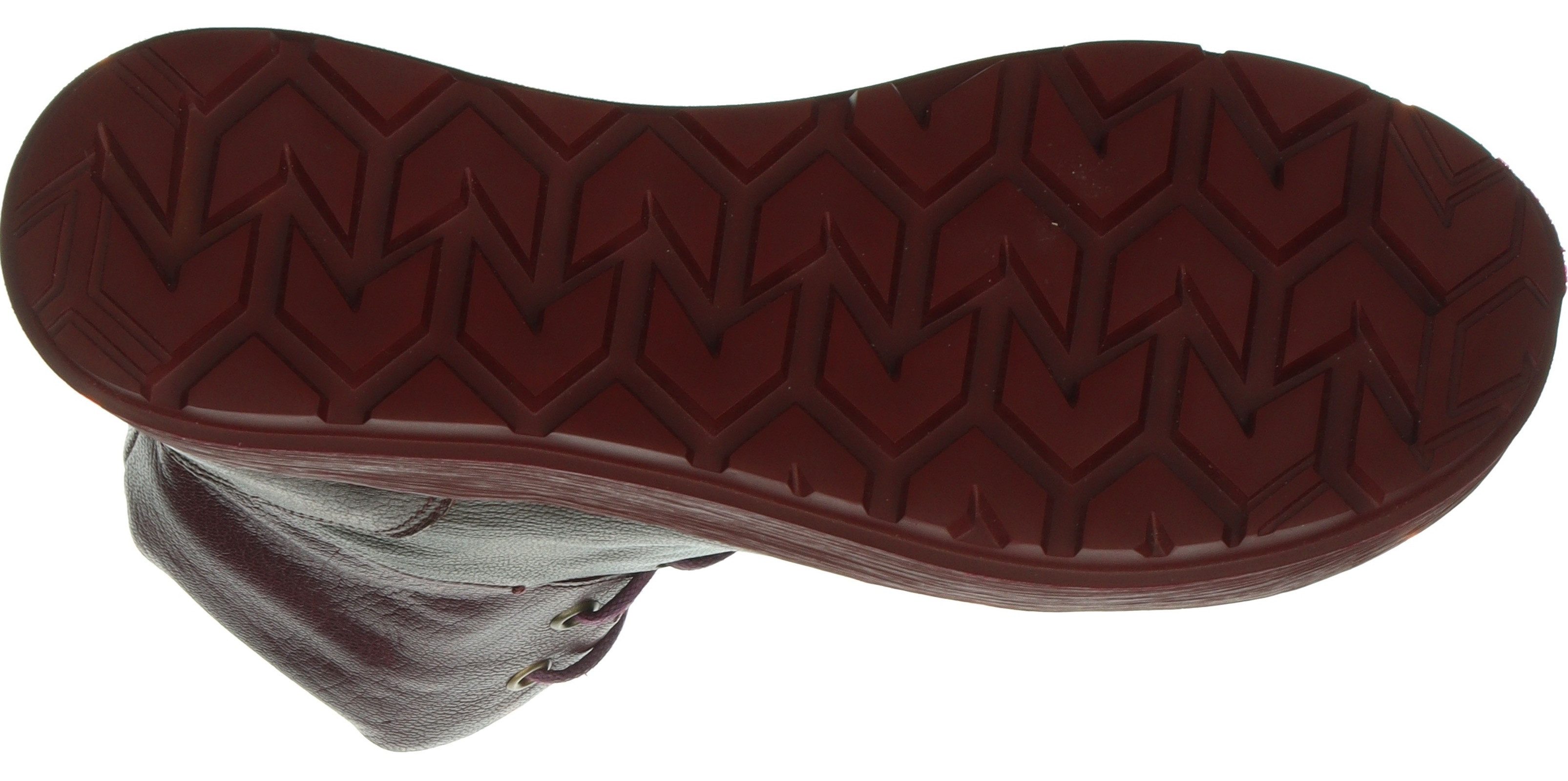 Think! Hoge veterschoenen COMODA Veterschoenen, winterlaarzen, comfortabele schoen met schapenwol