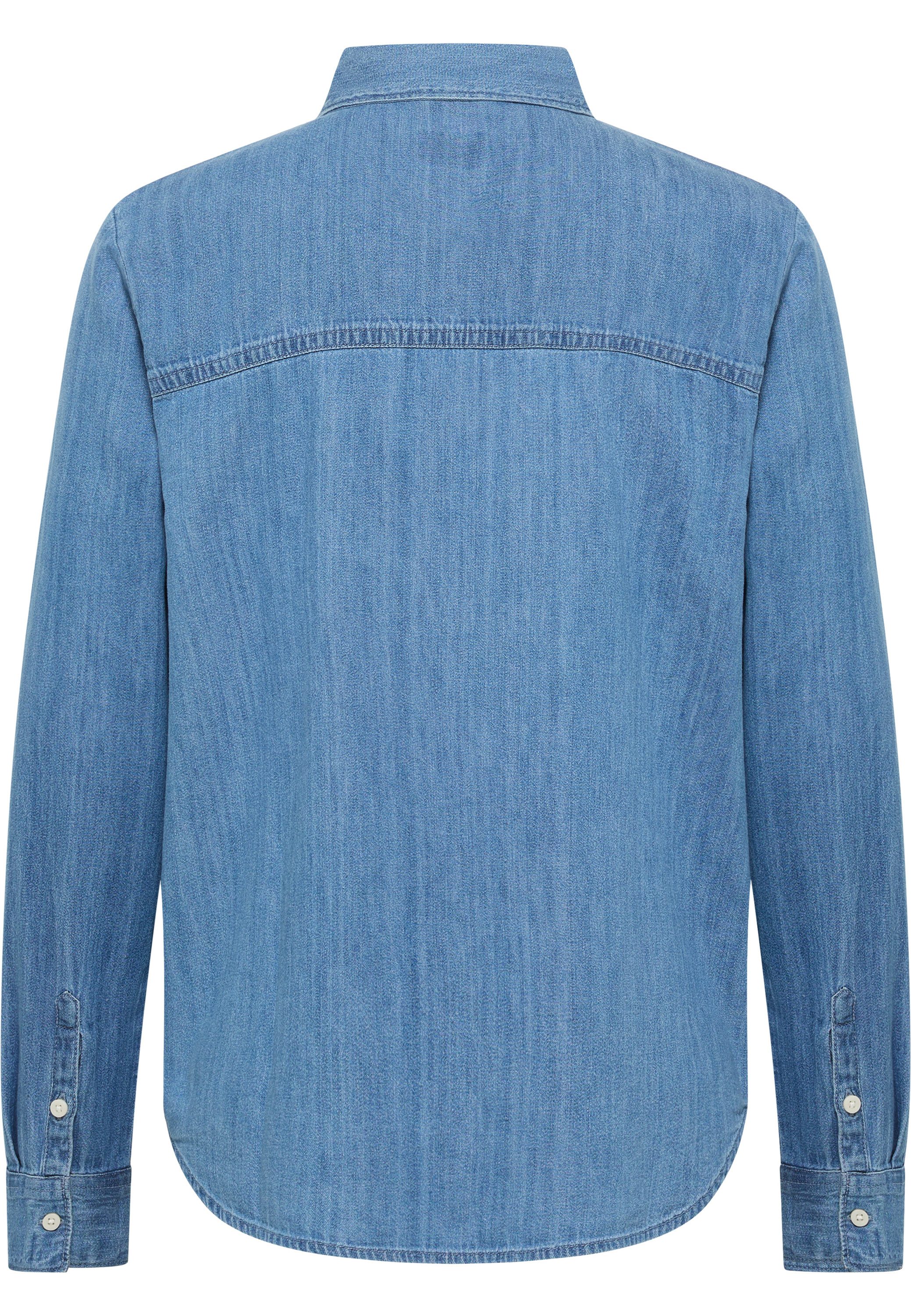 MUSTANG Overhemdblouse Dames stijl Sedana basis shirt