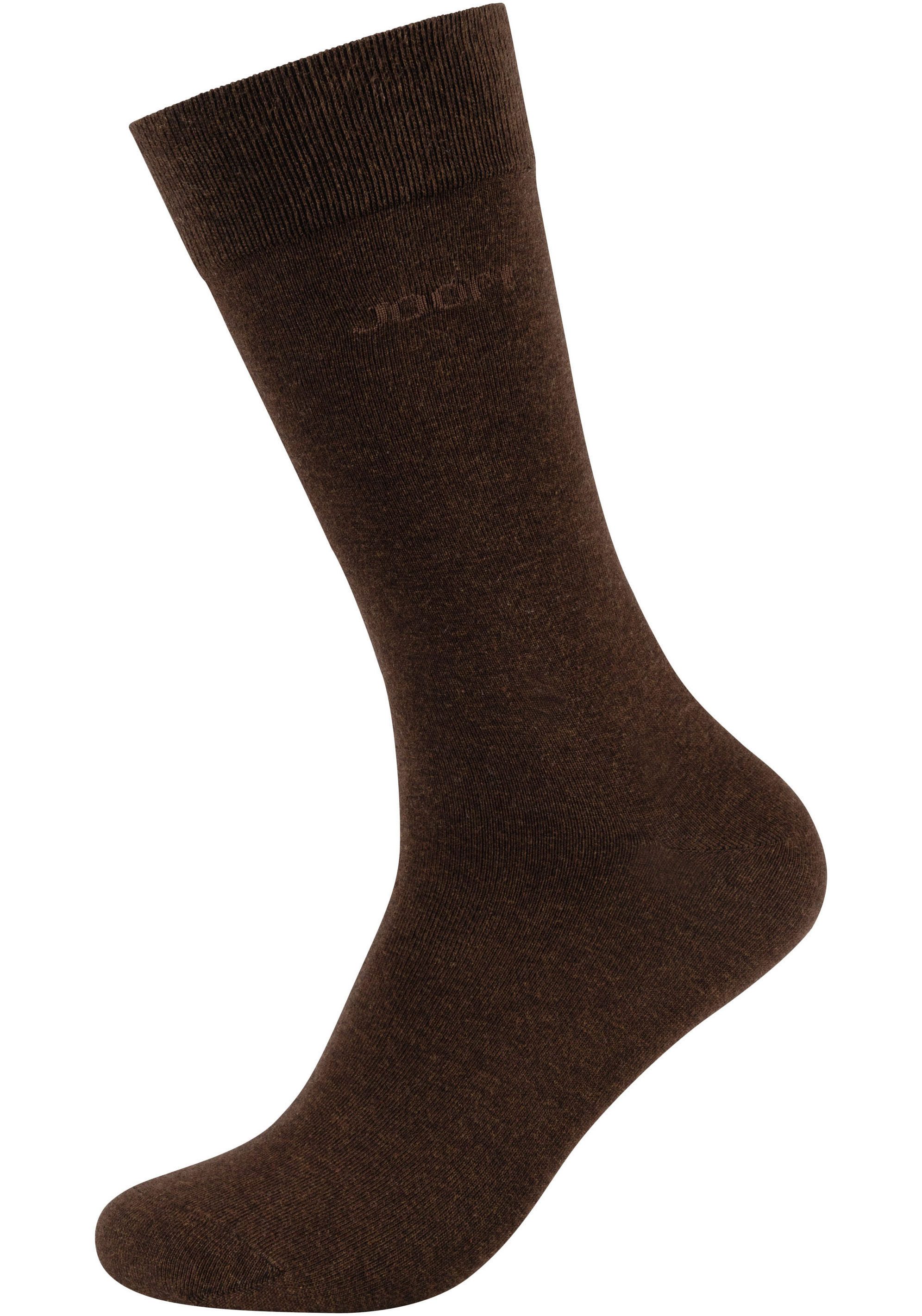 JOOP! Sokken Premium Essentials, versterkte hiel, duurzame teen (Set van 4)
