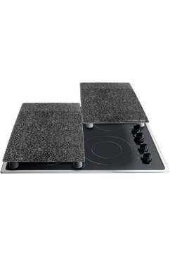 stoneline kookplaatdeksel het origineel 2 verwisselbare voetjes (set, 2-delig) zwart