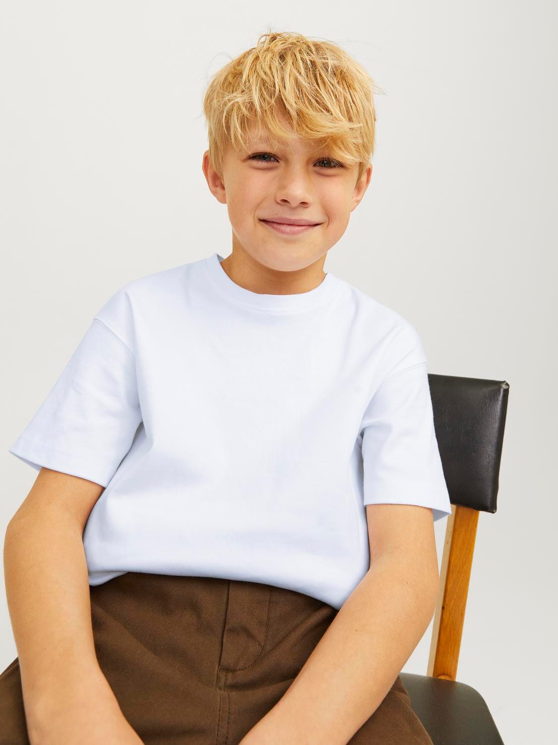 Jack & Jones Junior Shirt met ronde hals JJEURBAN EDGE TEE SS O-NECK NOOS JNR