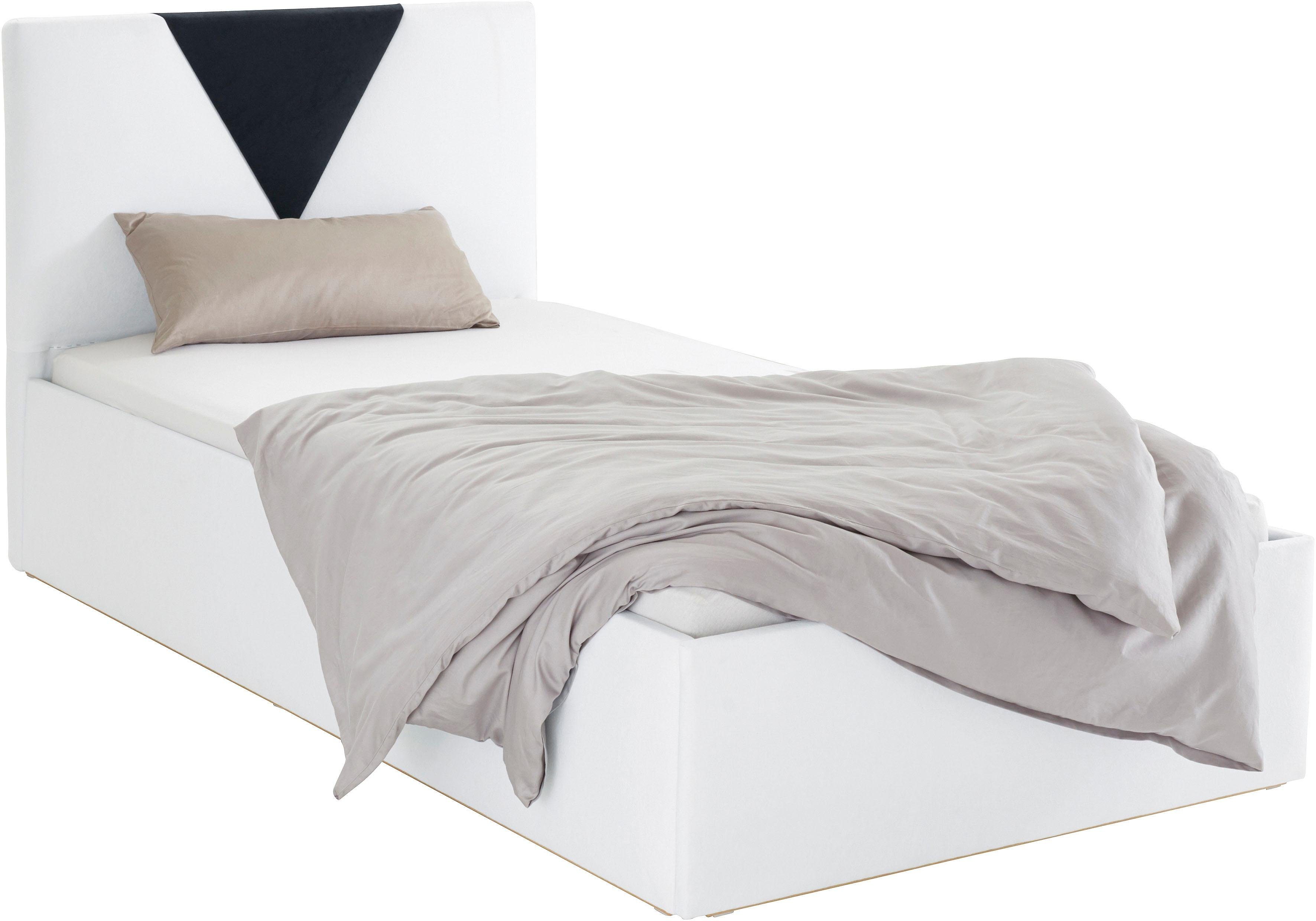 Westfalia Polsterbetten Gestoffeerd bed Malibu met bedkist bij uitvoering met matras