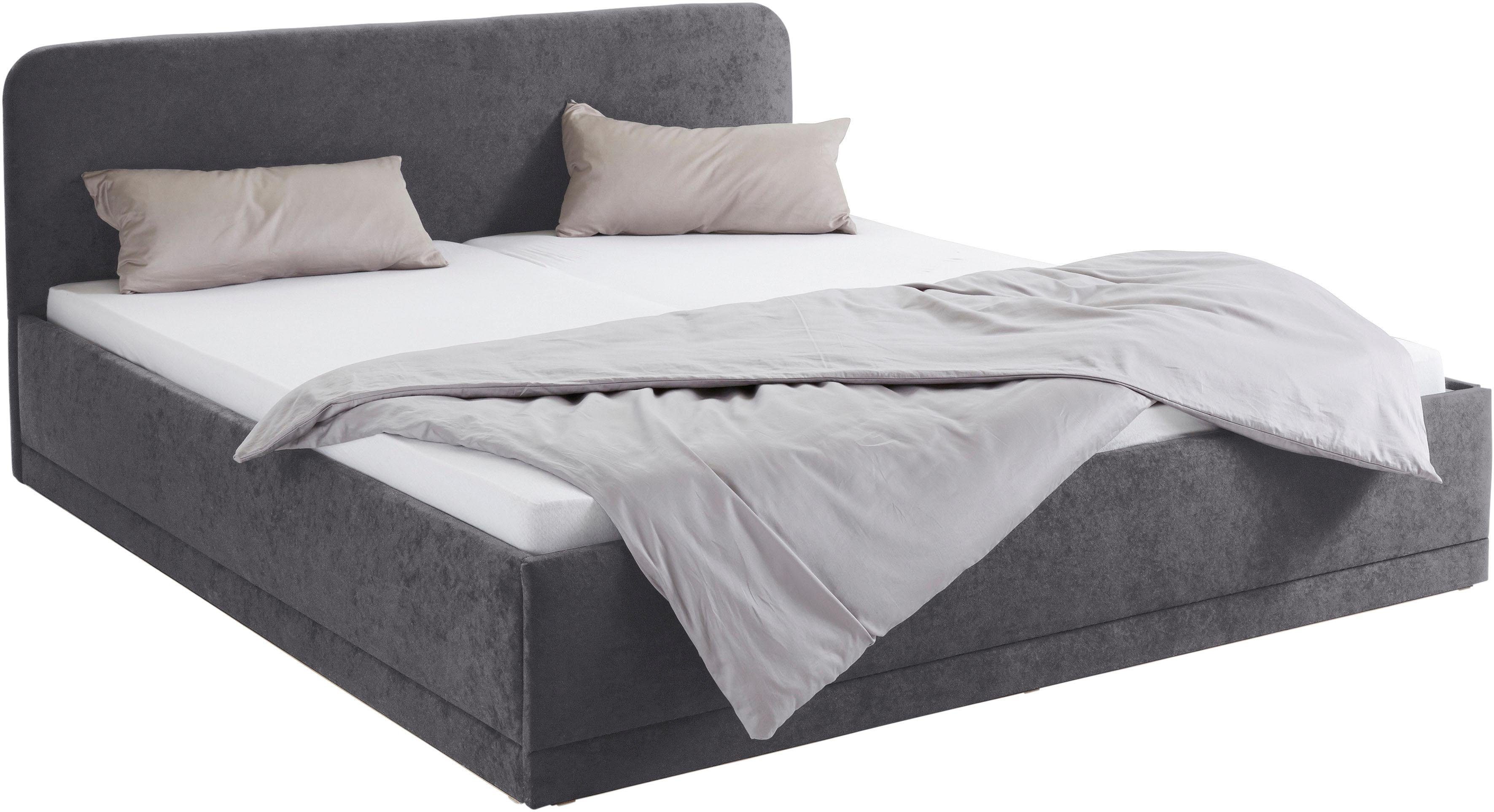 Westfalia Polsterbetten Gestoffeerd bed met bedkist bij uitvoering met matras
