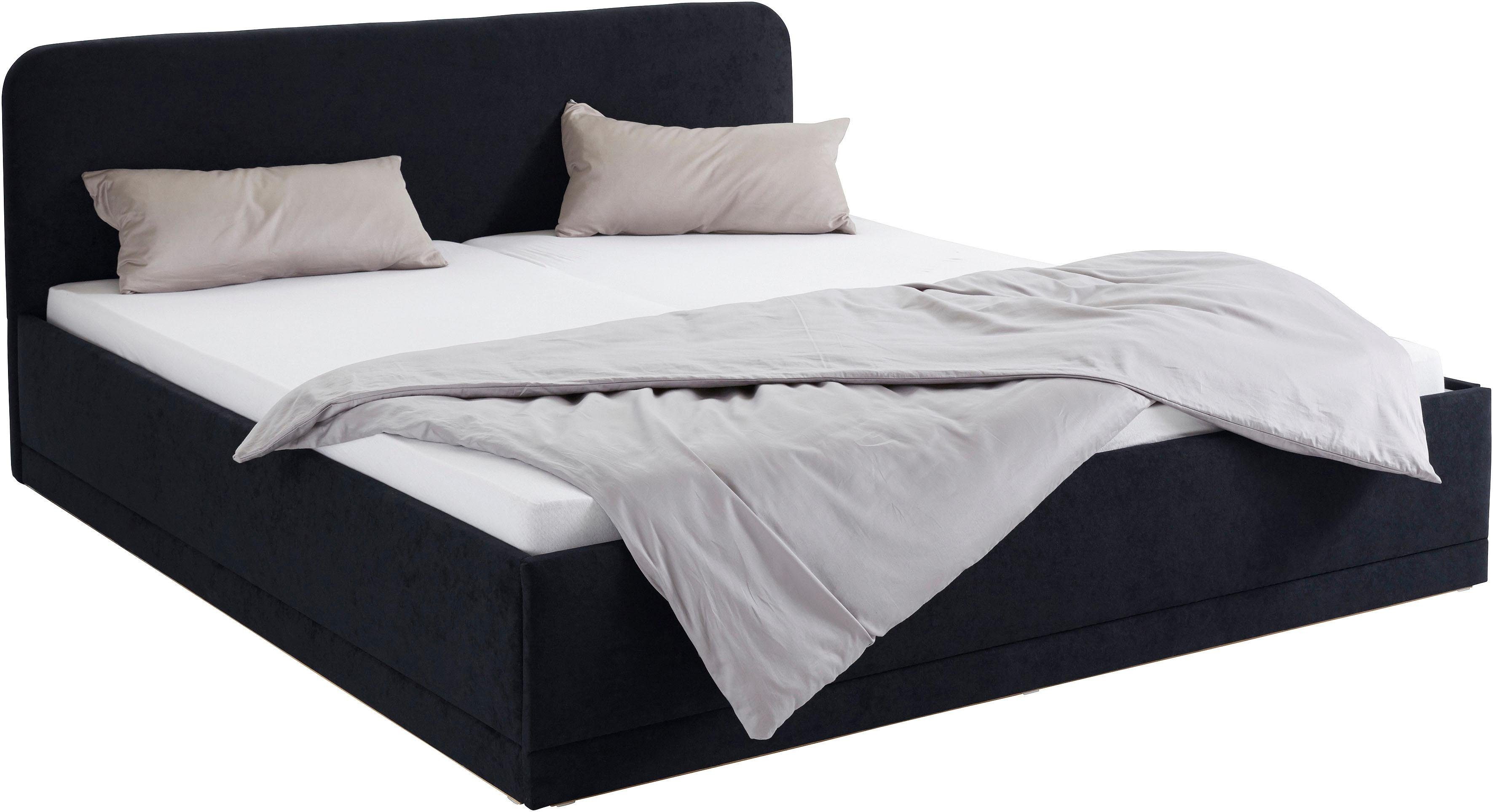 Westfalia Polsterbetten Gestoffeerd bed met bedkist bij uitvoering met matras