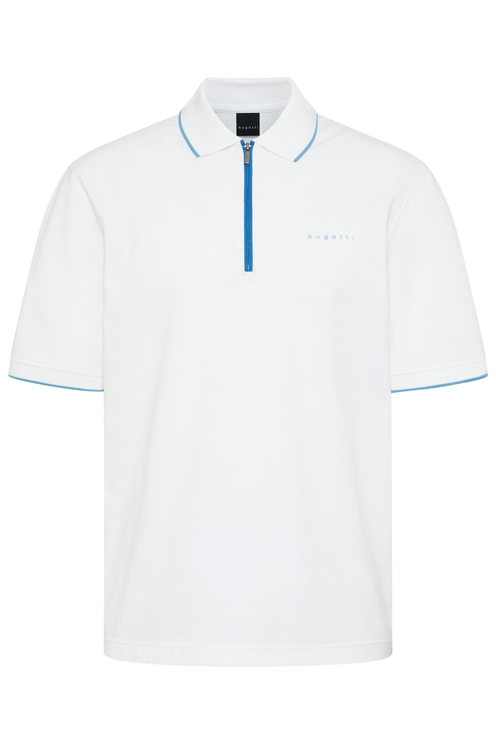 Bugatti Poloshirt met een ritssluiting