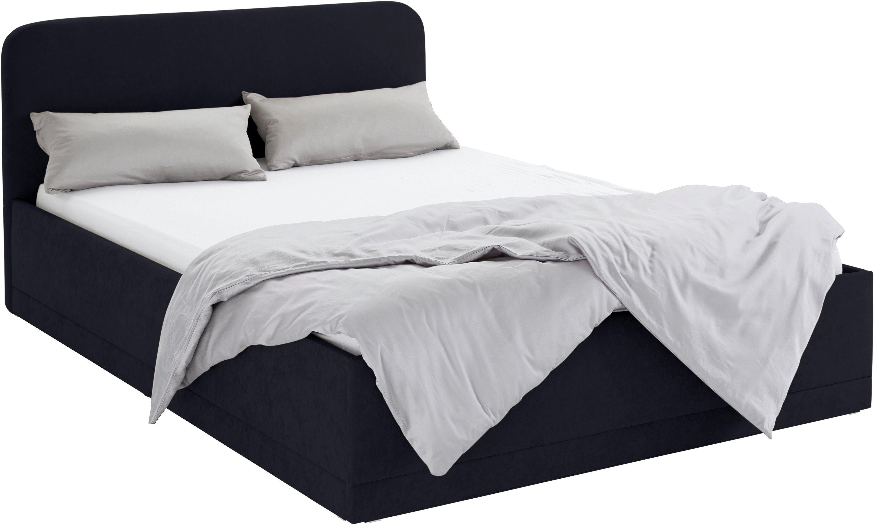 Westfalia Polsterbetten Gestoffeerd bed met bedkist bij uitvoering met matras