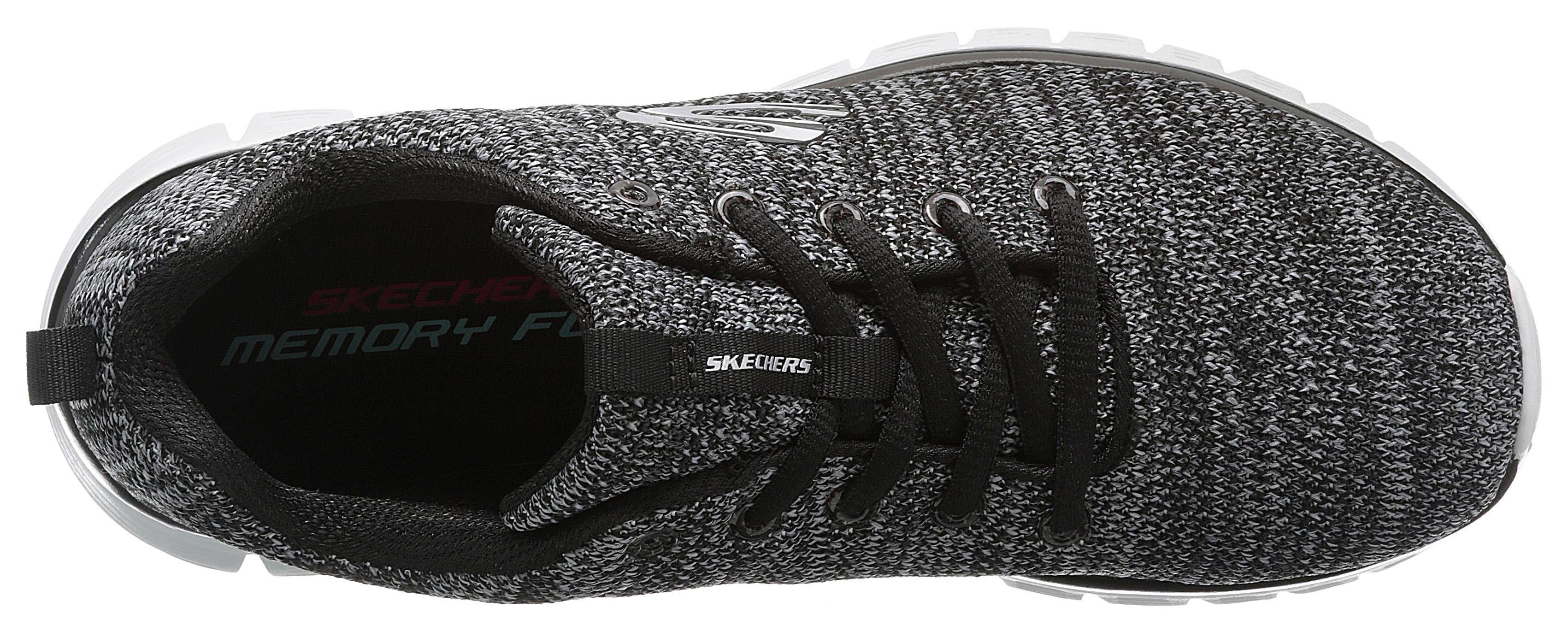 Skechers Sneakers Graceful - Twisted Fortune Vrijetijdsschoen, lage schoen, veterschoen met memory foam