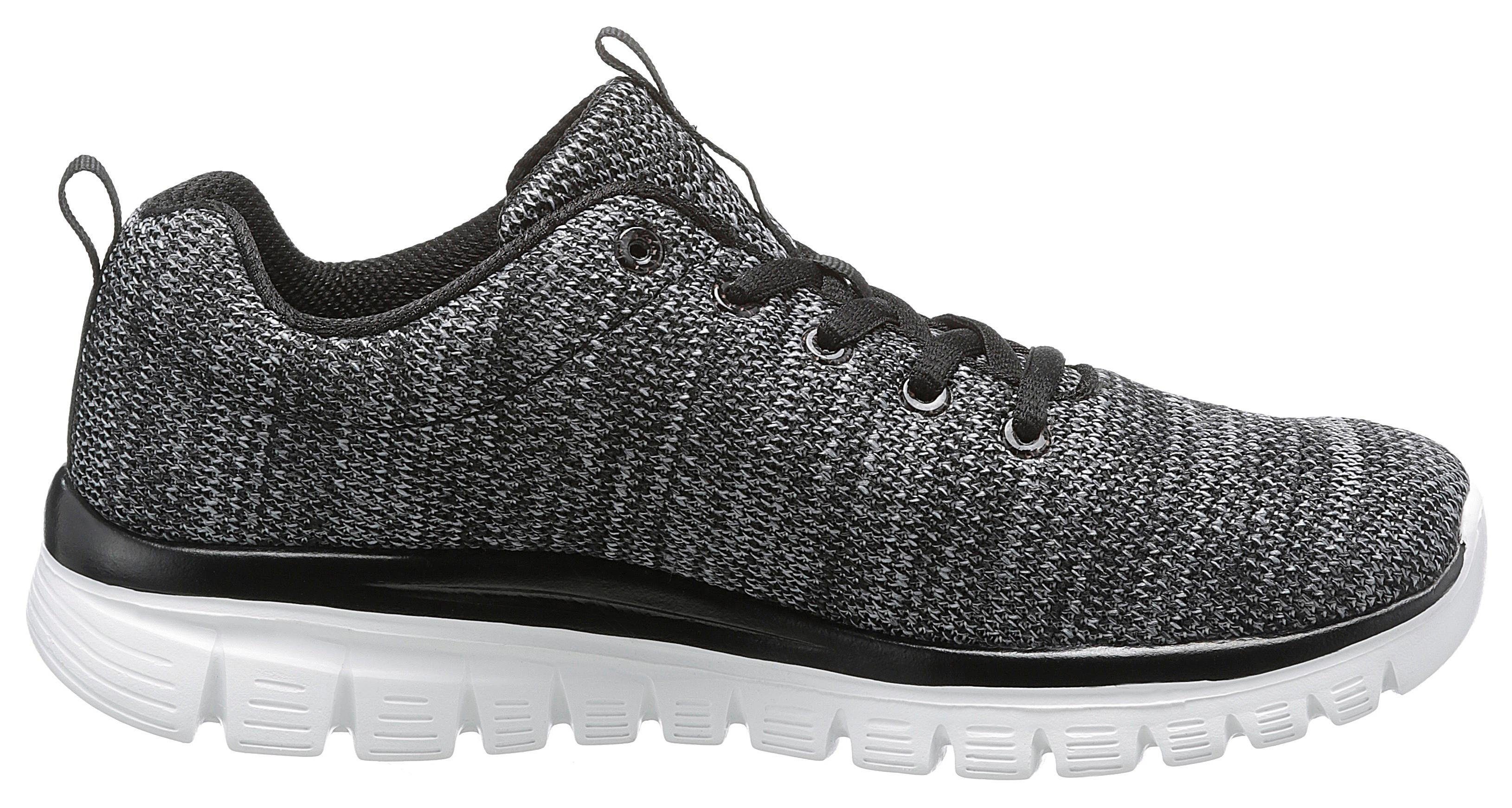 Skechers Sneakers Graceful - Twisted Fortune Vrijetijdsschoen, lage schoen, veterschoen met memory foam