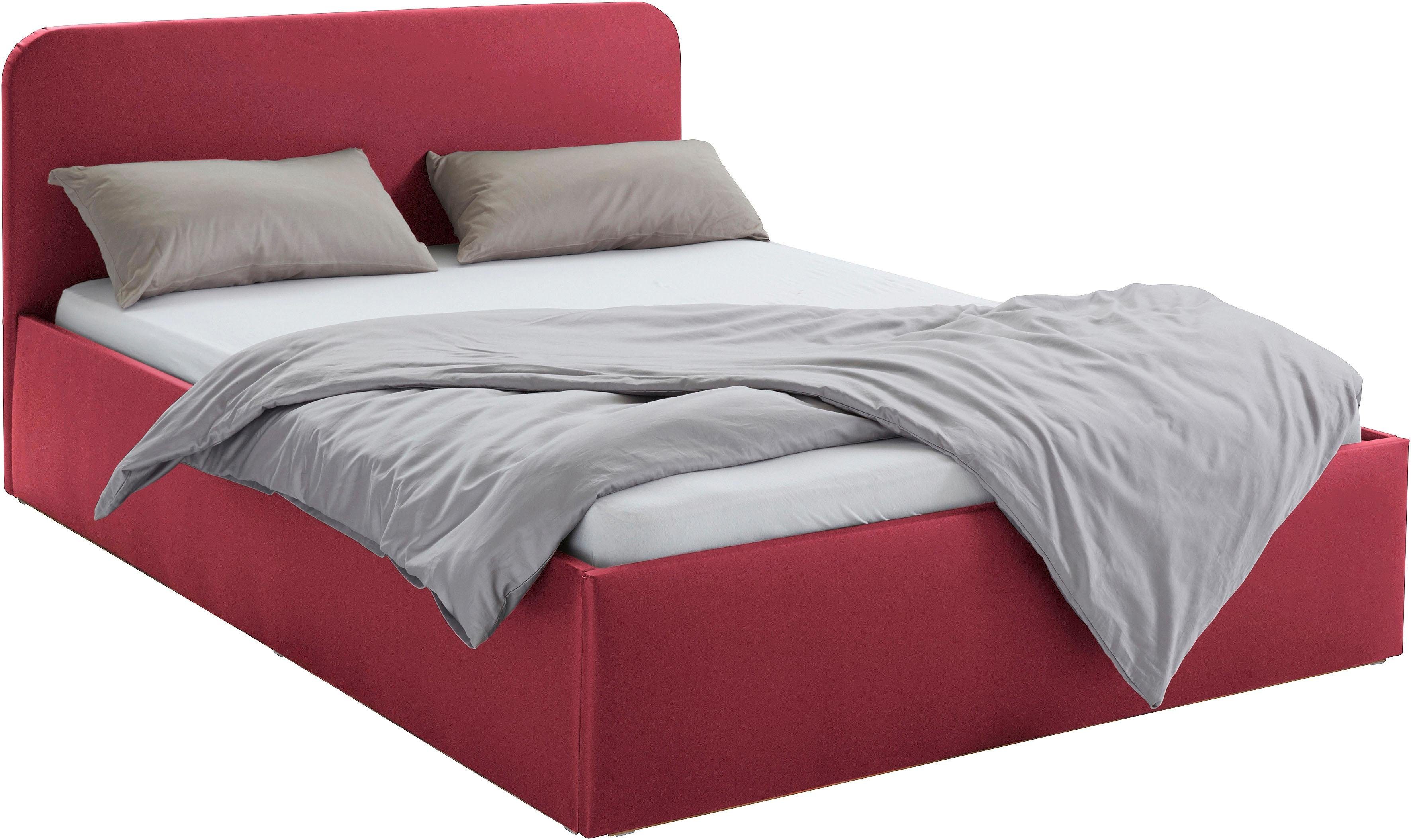 Westfalia Polsterbetten Gestoffeerd bed met bedkist bij uitvoering met matras