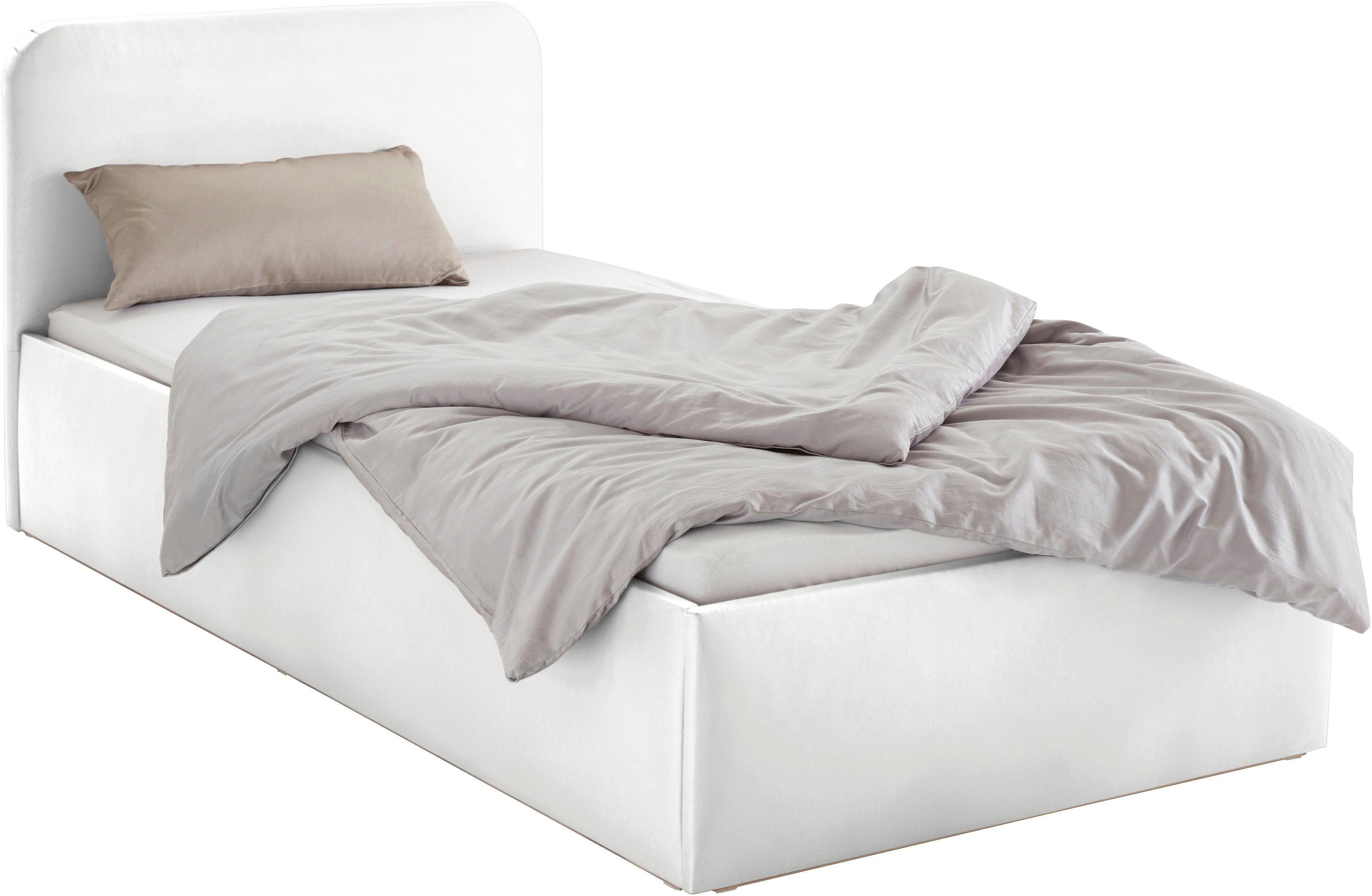 Westfalia Polsterbetten Gestoffeerd bed met bedkist bij uitvoering met matras