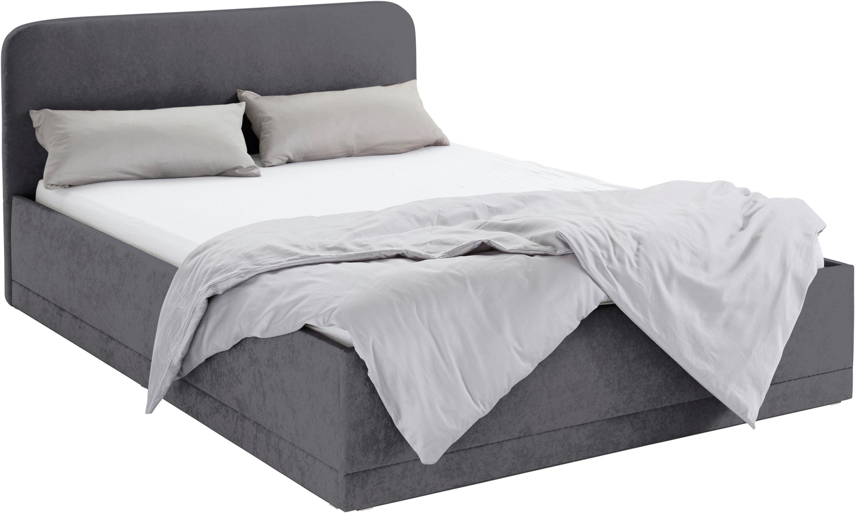 Westfalia Polsterbetten Gestoffeerd bed met bedkist bij uitvoering met matras